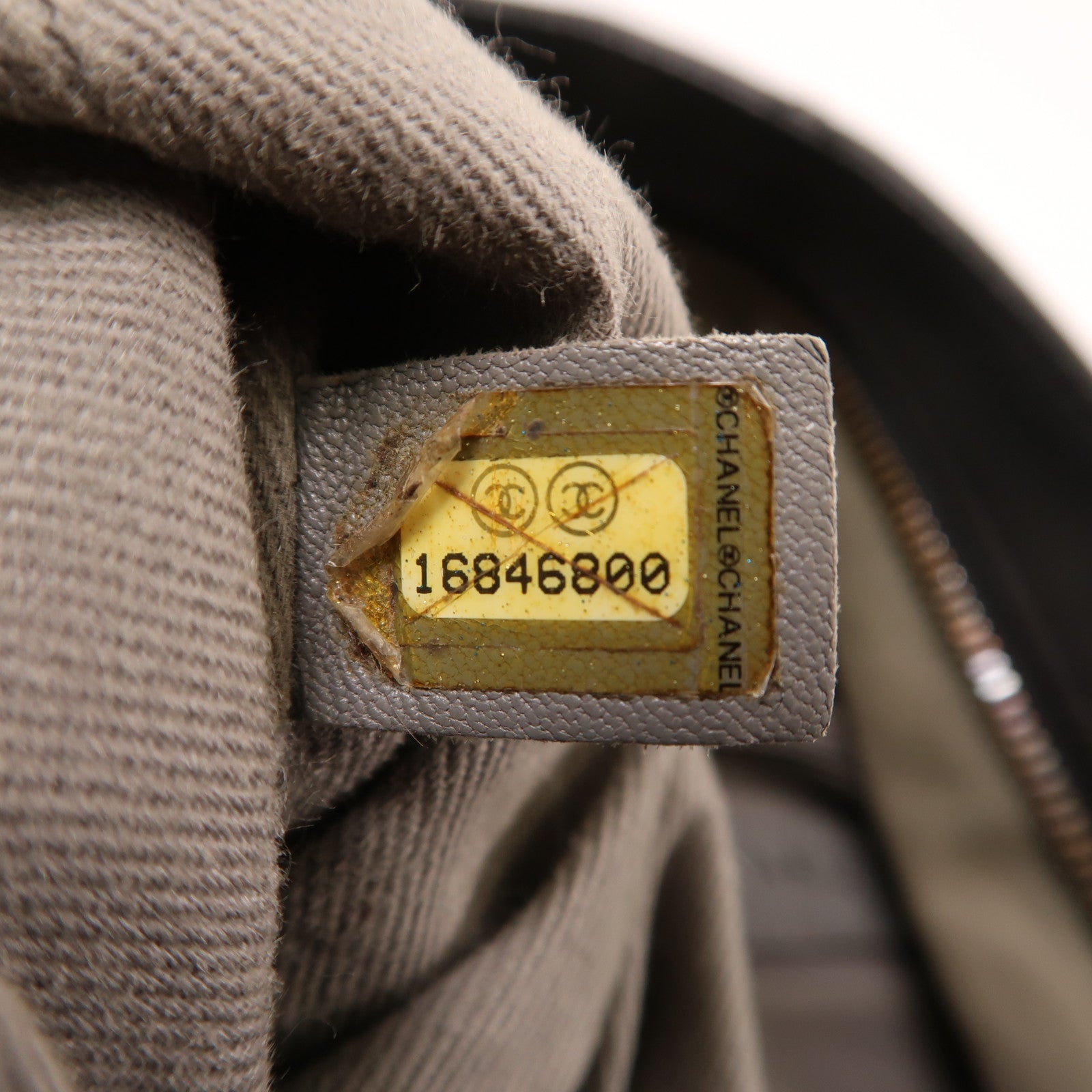 CHANEL 牛皮皮革Shoulder Bag銀扣鏈帶肩背袋