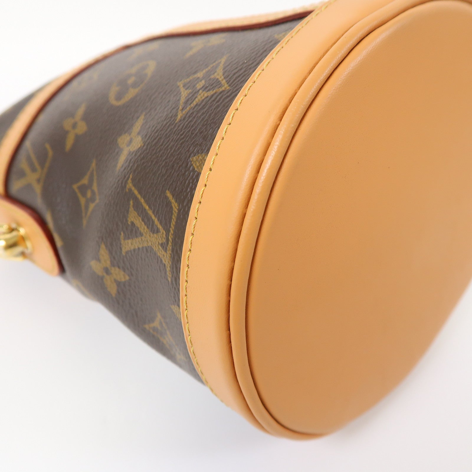 LOUIS VUITTON (PRICE DOWN) LV GHW Duffle 2 Way Shoulder Bag M43587 Monogram Brown