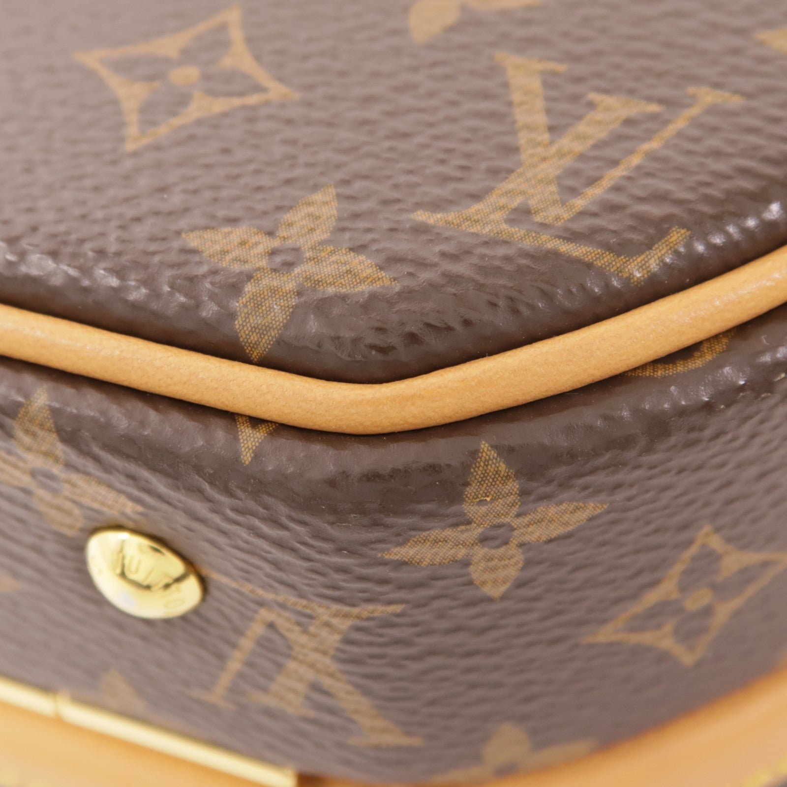 LOUIS VUITTON LV GHW Petite Boite Chapeau 2 Way Bag M43514 Monogram Brown