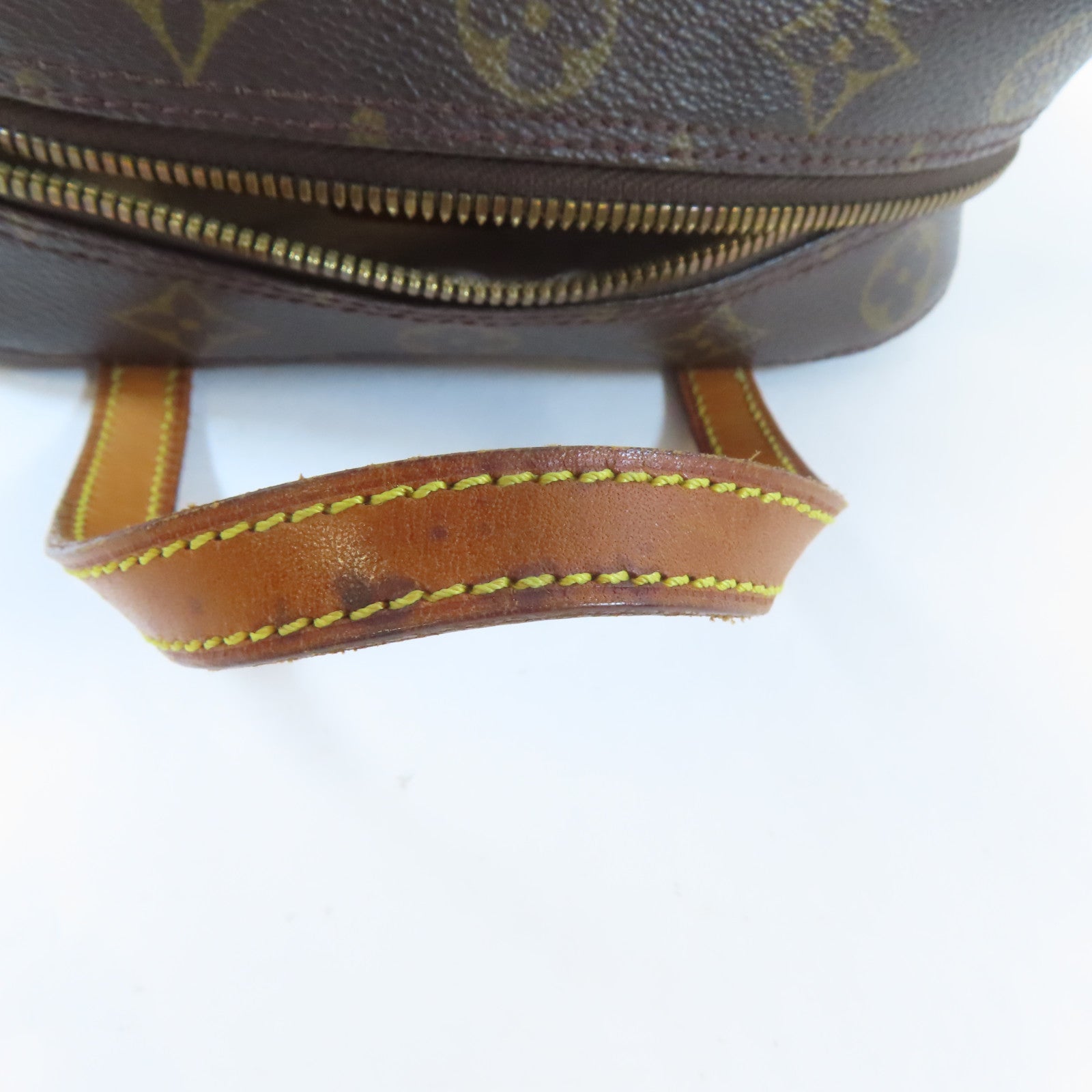 LOUIS VUITTON Monogram Spontini金扣手挽肩背兩用袋啡色
