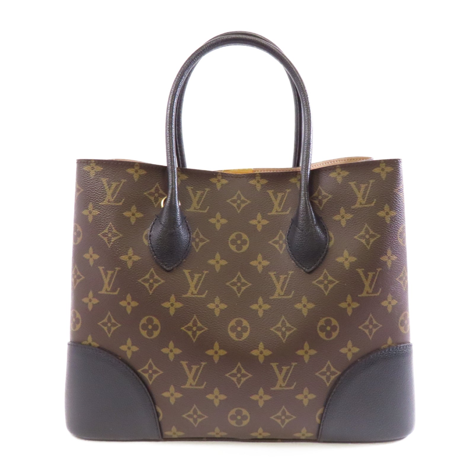 LOUIS VUITTON Monogram Flandrin金扣手挽肩背兩用袋棕色