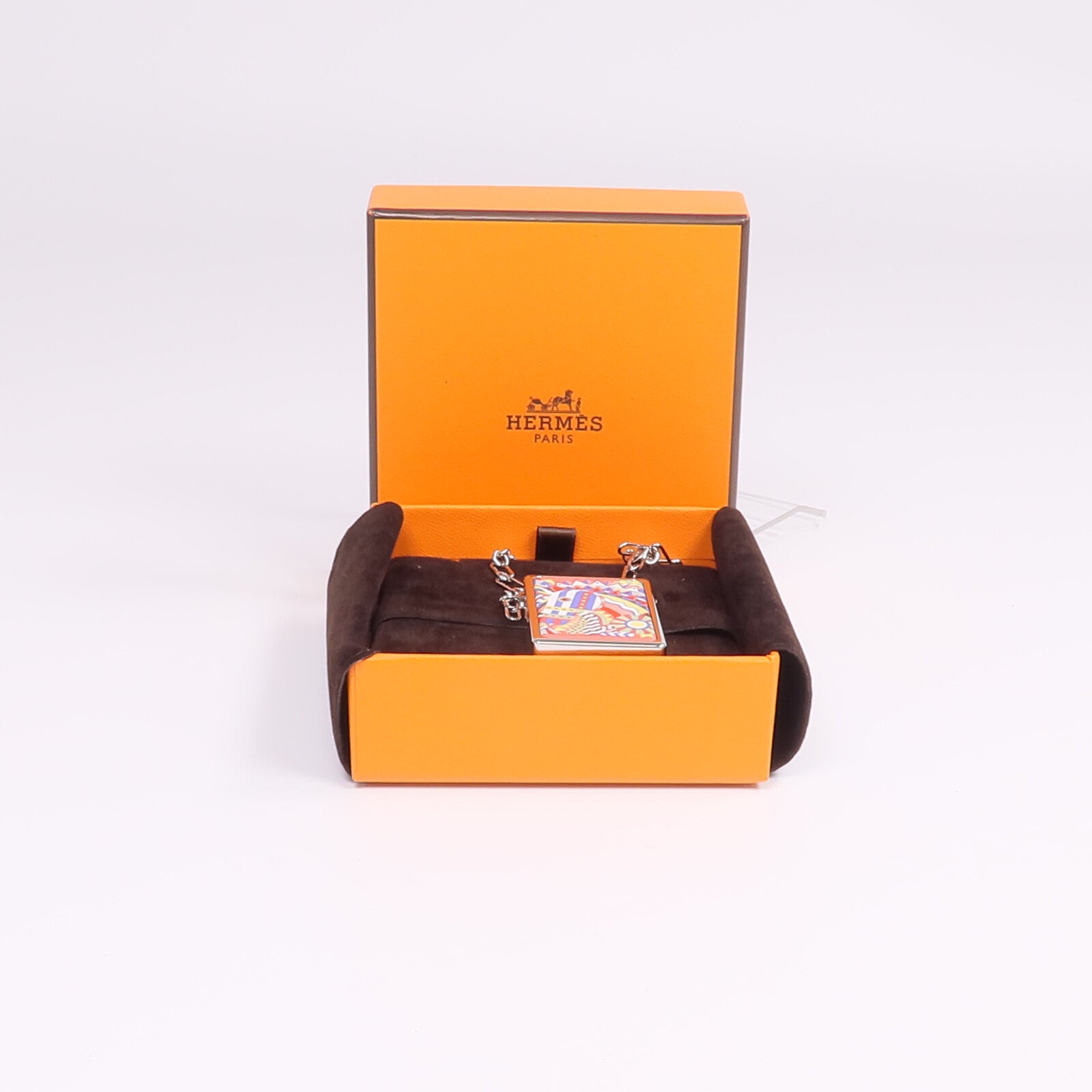 HERMES 金屬Locket Necklace項鍊