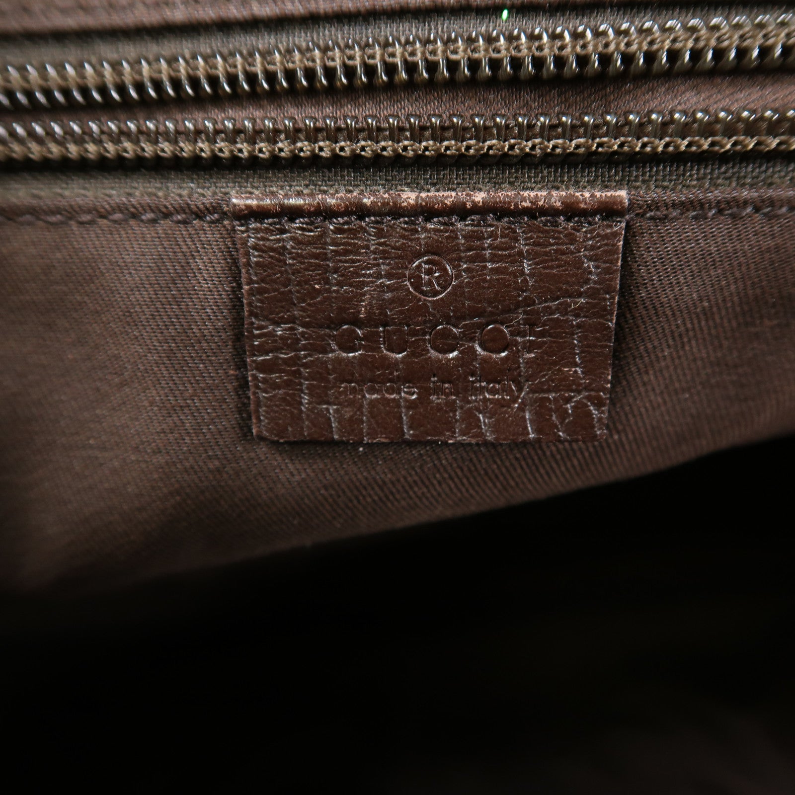 GUCCI GG SHW Shoulder Bag 114531 Coated Canvas Brown