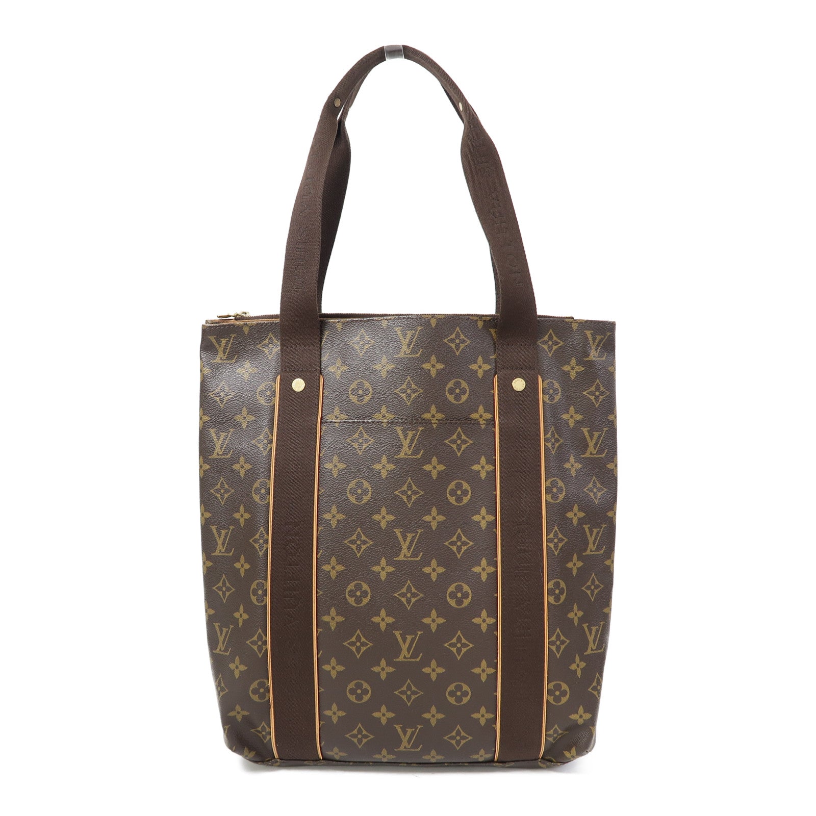 LOUIS VUITTON Monogram Cabas Beaubourg金扣肩背袋啡色