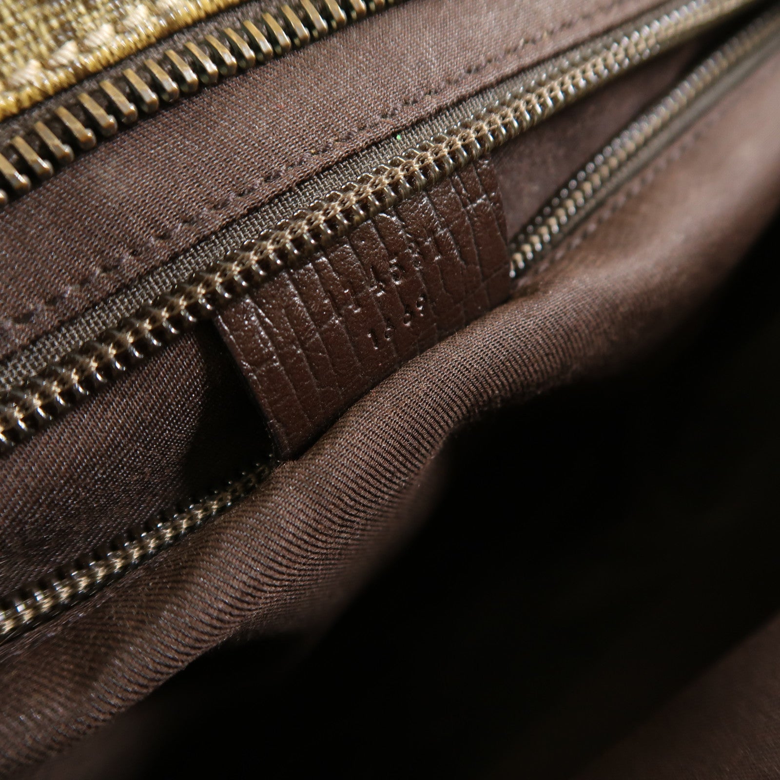 GUCCI GG SHW Shoulder Bag 114531 Coated Canvas Brown