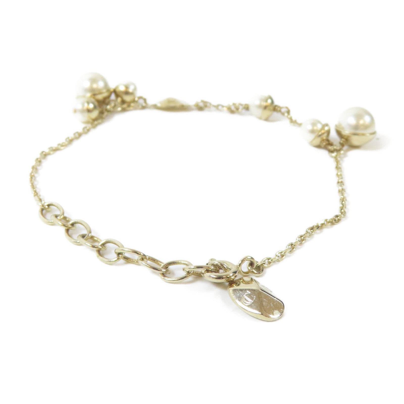 Dior 金屬Bracelet手鏈金色#19cm