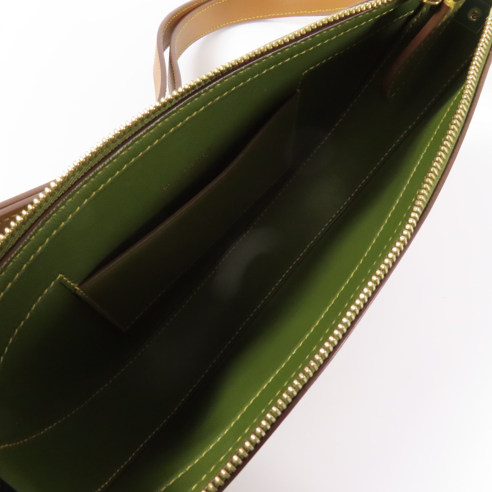 BURBERRY【激減優惠】 牛皮皮革Shoulder Bag金扣肩背袋綠色