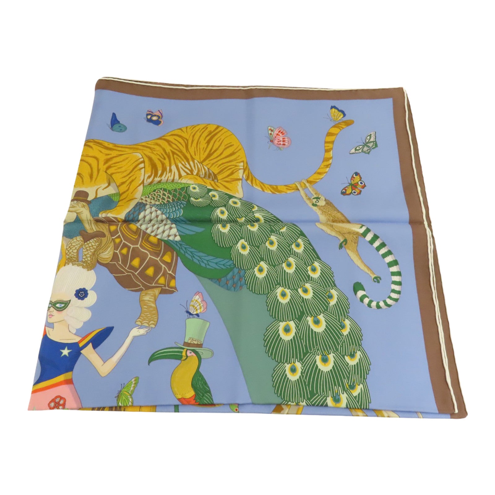 HERMES 絲質Scarf 90x90絲巾