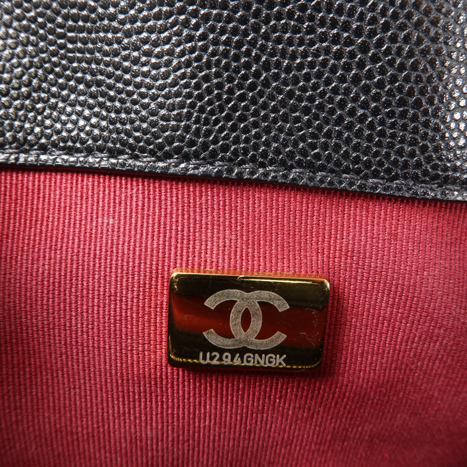 CHANEL 牛皮皮革Backpack鏈帶背包