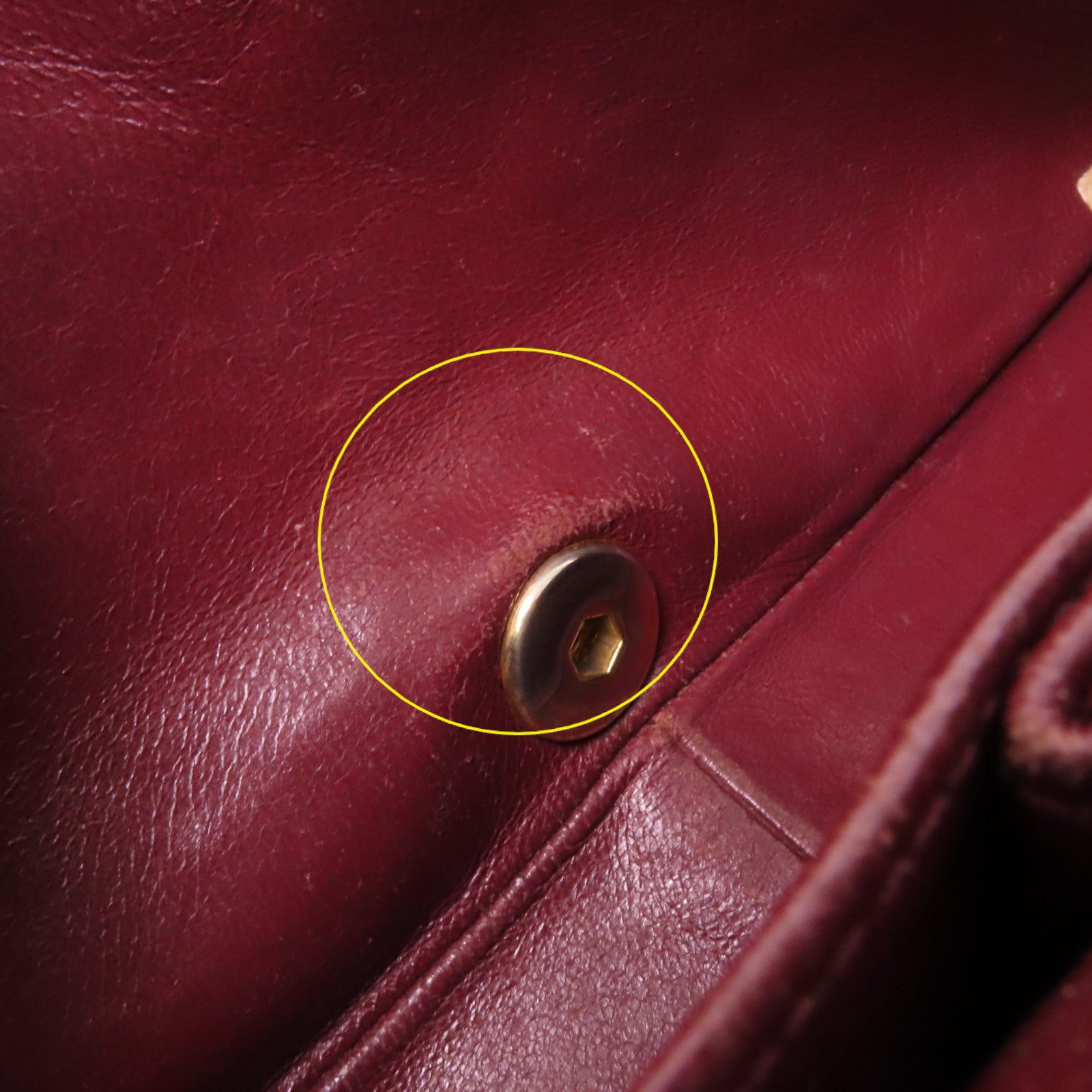 CHANEL 羊皮皮革Vintage Chain Shoulder金扣鏈帶肩背袋