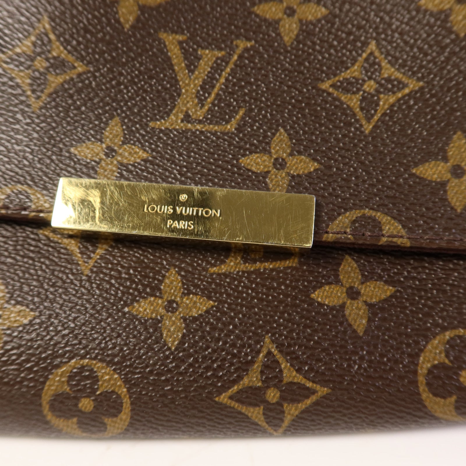 LOUIS VUITTON Monogram Favorite MM金扣手挽肩背兩用袋