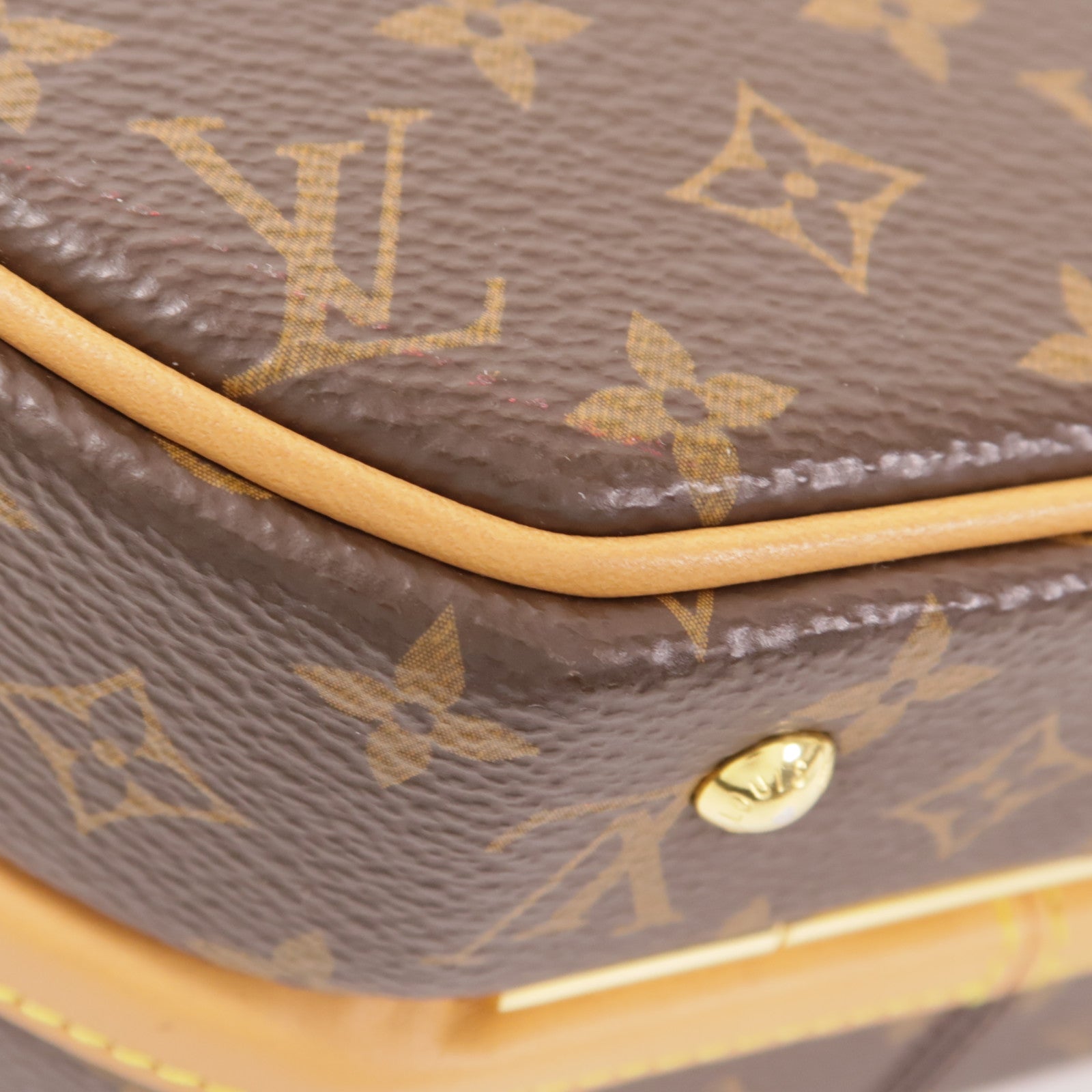 LOUIS VUITTON LV GHW Petite Boite Chapeau 2 Way Bag M43514 Monogram Brown