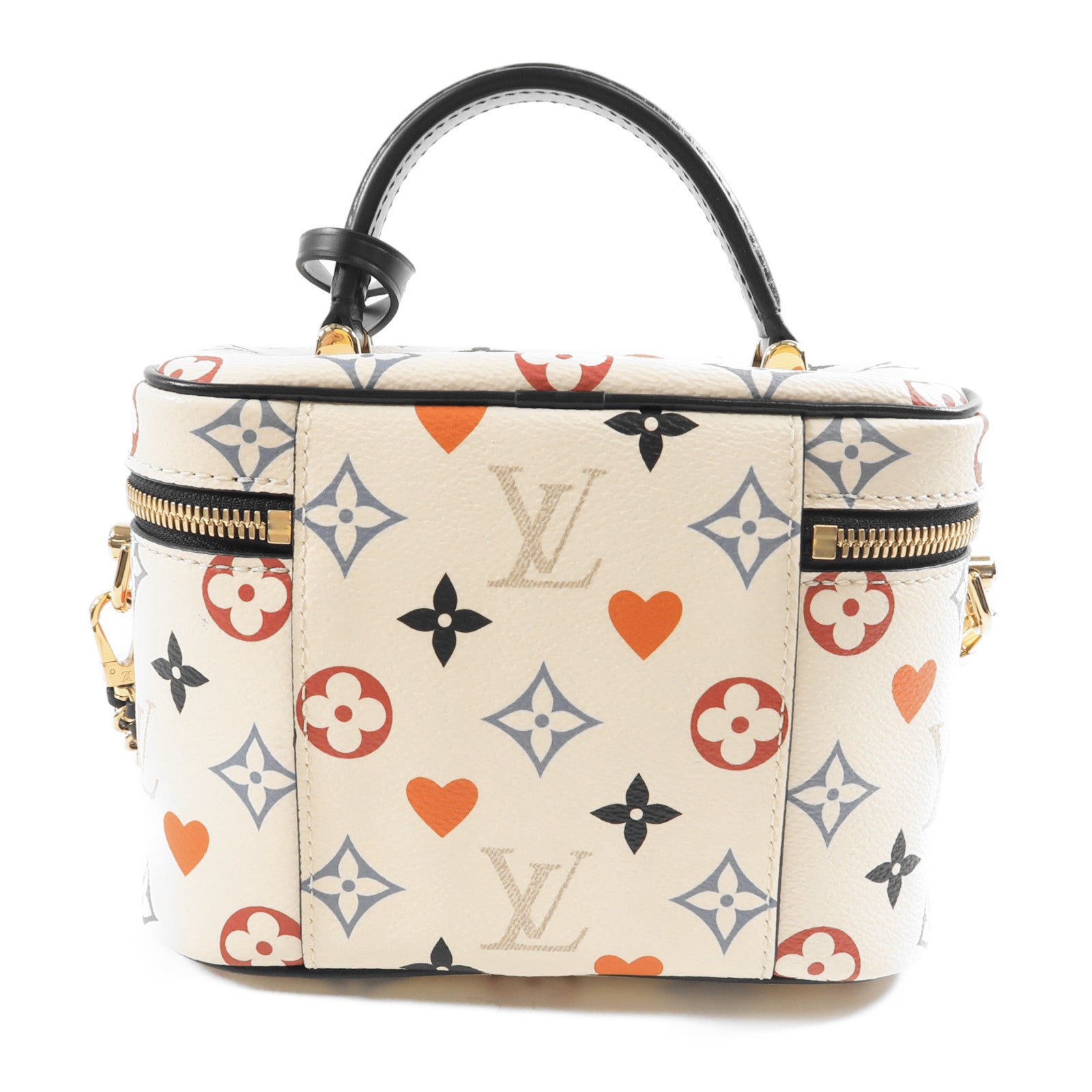 LOUIS VUITTON Monogram Game On Vanity PM金扣鏈帶手挽肩背兩用袋