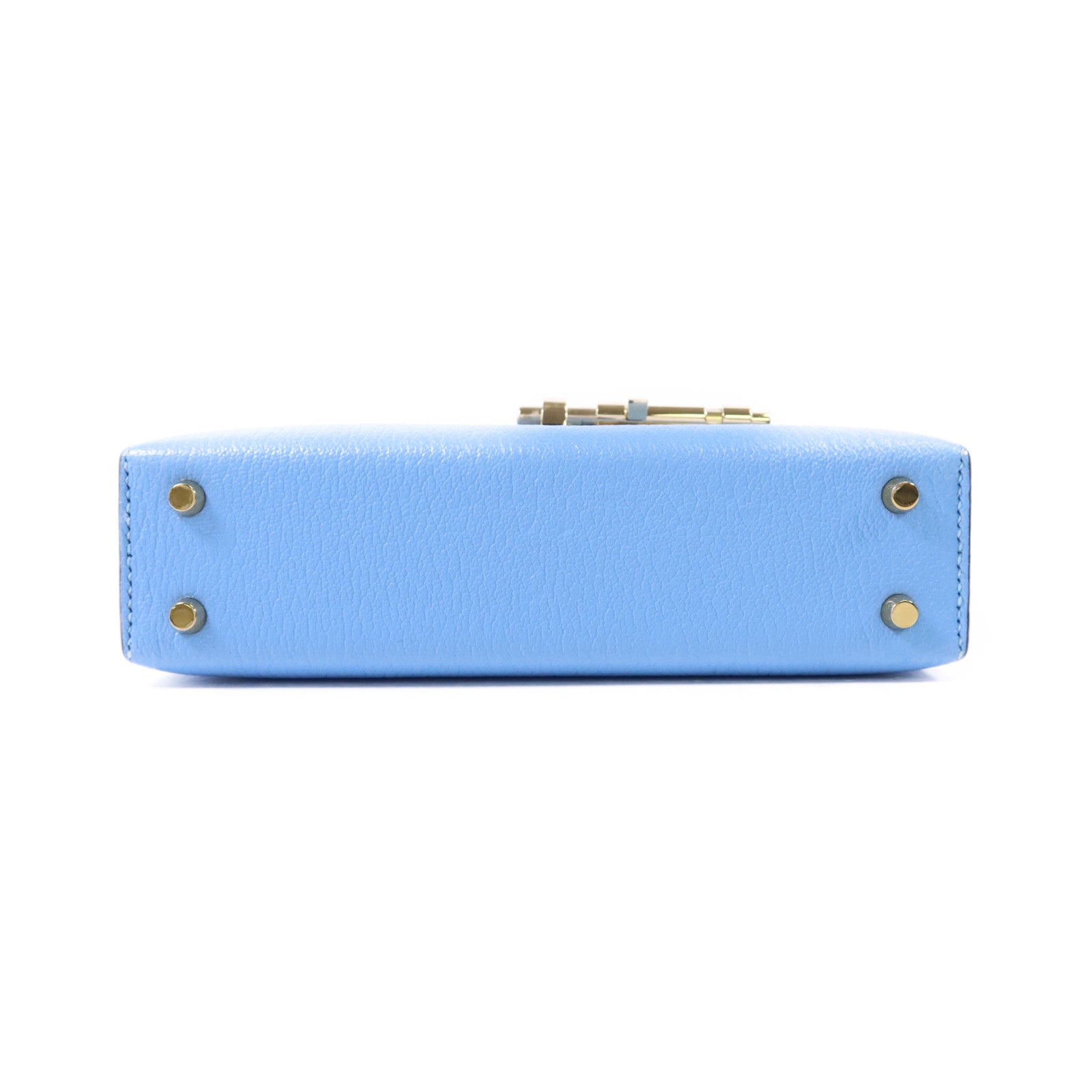 HERMES Chevre皮革Verrou Mini金扣鏈帶肩背袋