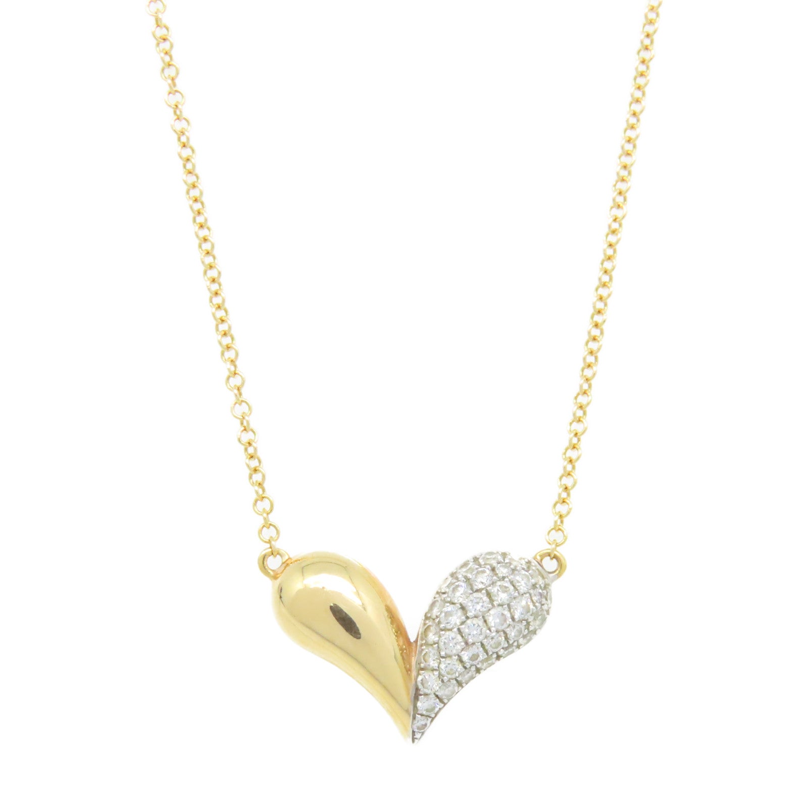JEWELRY 【激減優惠】18K黃金Diamond Necklace 0.24ct鑽石項鏈