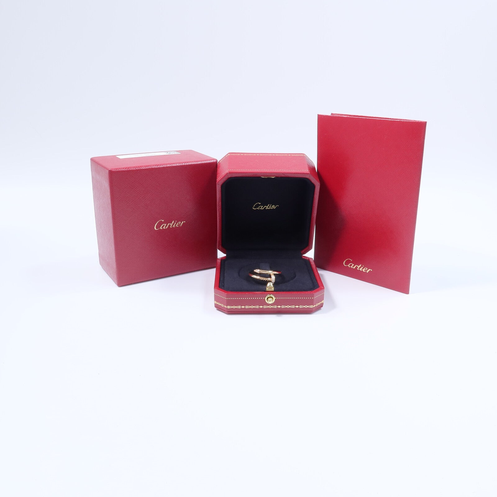 CARTIER 18K玫瑰金Juste Un Clou Classic Design Diamond鑽石戒指