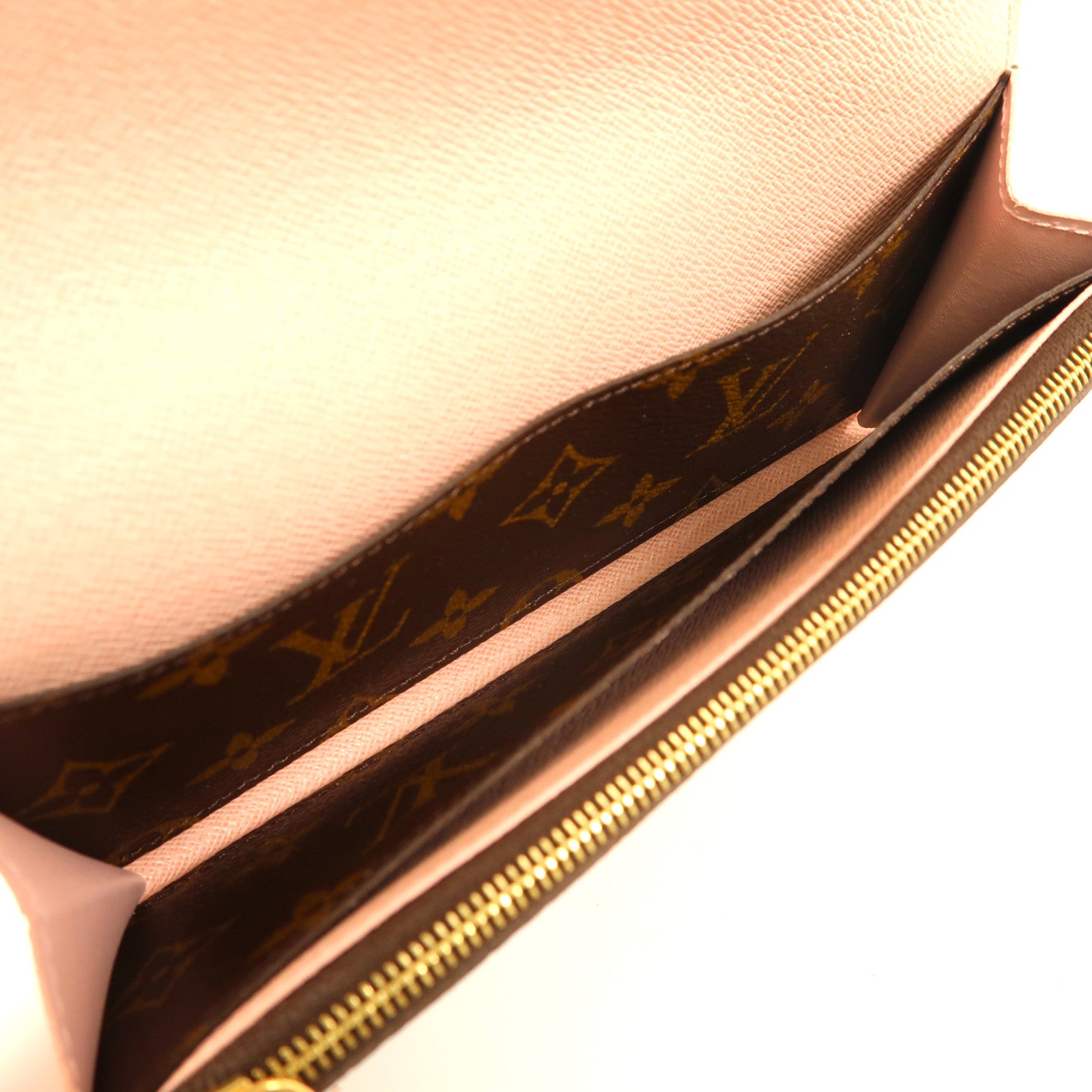 LOUIS VUITTON Monogram Emilie金扣長錢包