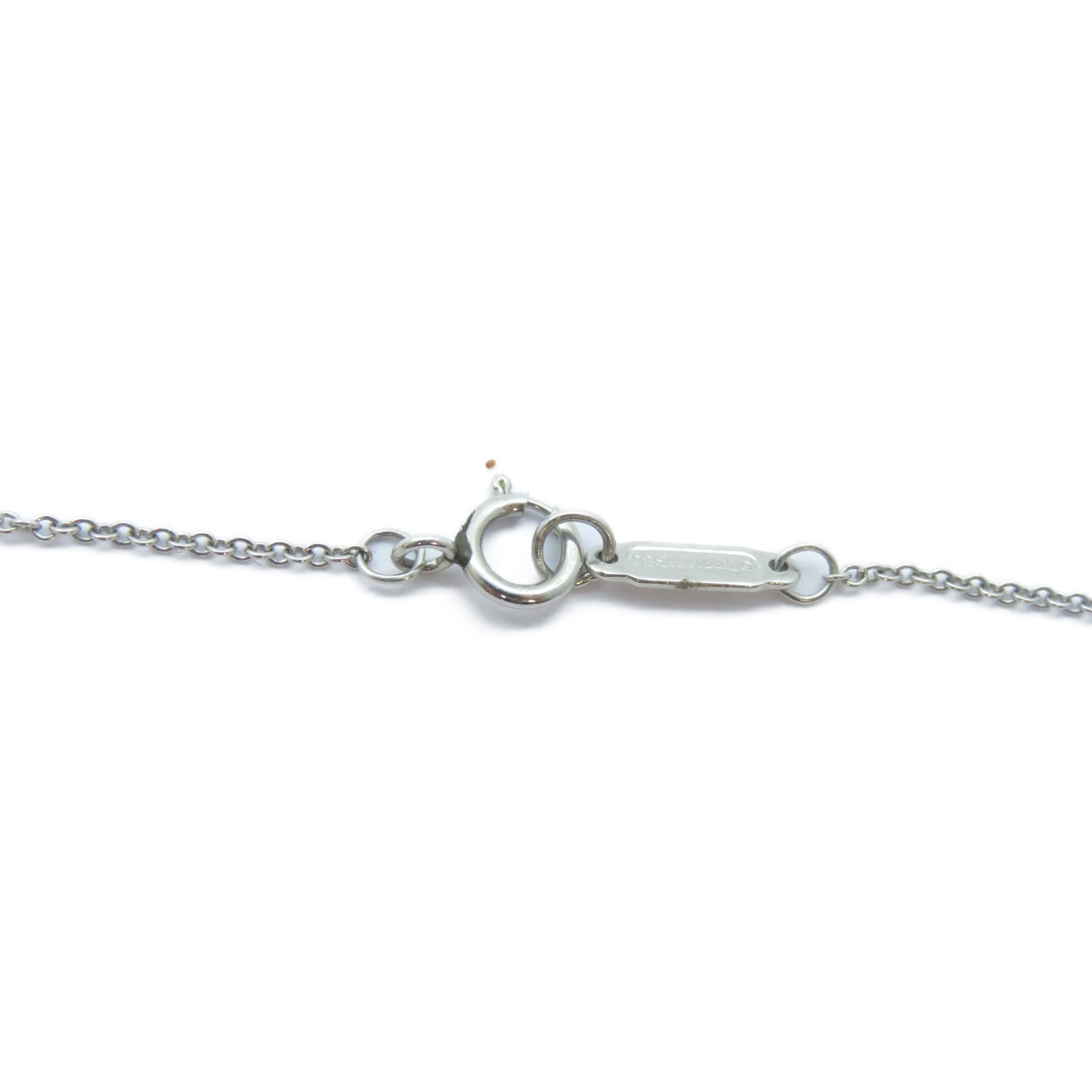 TIFFANY＆CO PT950鉑金Diamond Cross Necklace鑽石項鍊