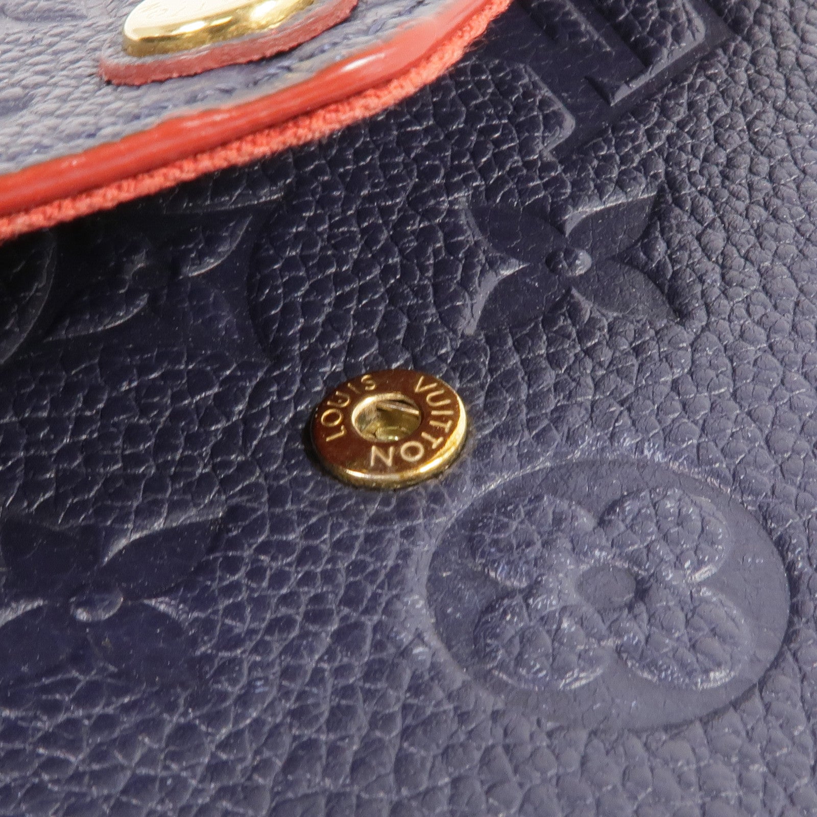 LOUIS VUITTON Monogram Empreinte Felicie Pochette金扣鏈帶肩背袋