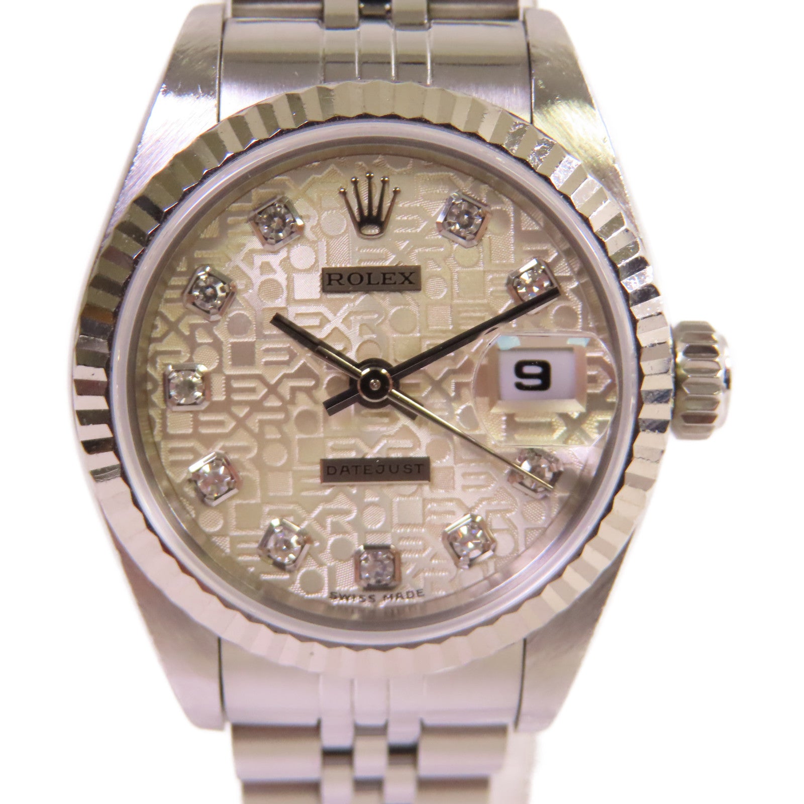 ROLEX Lady Datejust 26mm Watch不鏽鋼自動機芯手錶貝殼色
