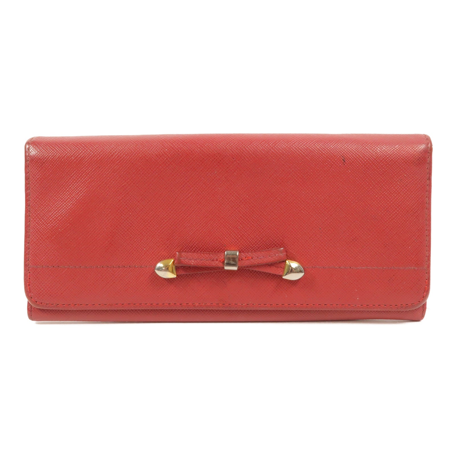 PRADA 皮革Long Wallet長錢包
