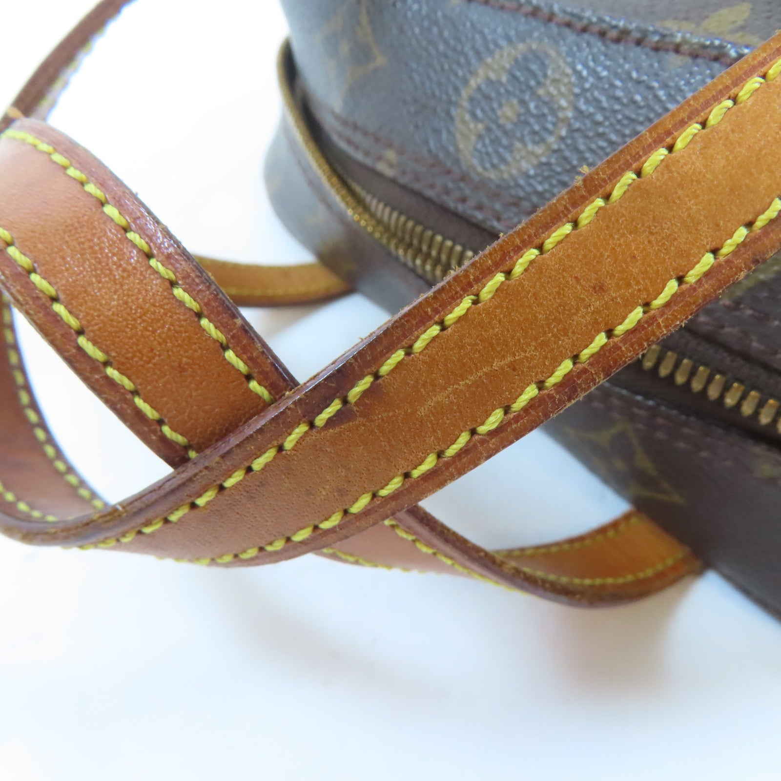 LOUIS VUITTON Monogram Spontini金扣手挽肩背兩用袋啡色