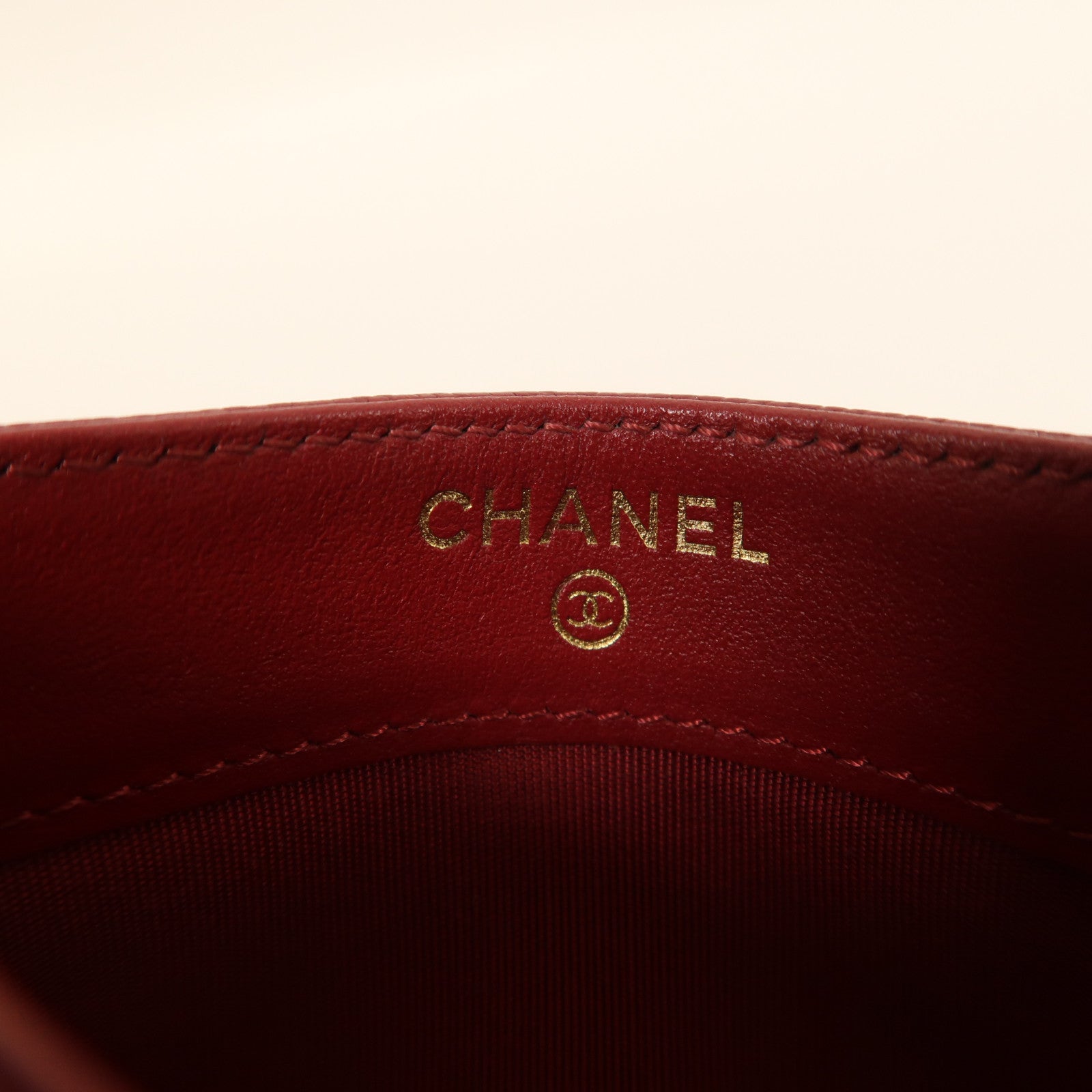 CHANEL 【激減優惠】牛皮皮革Card case卡片套