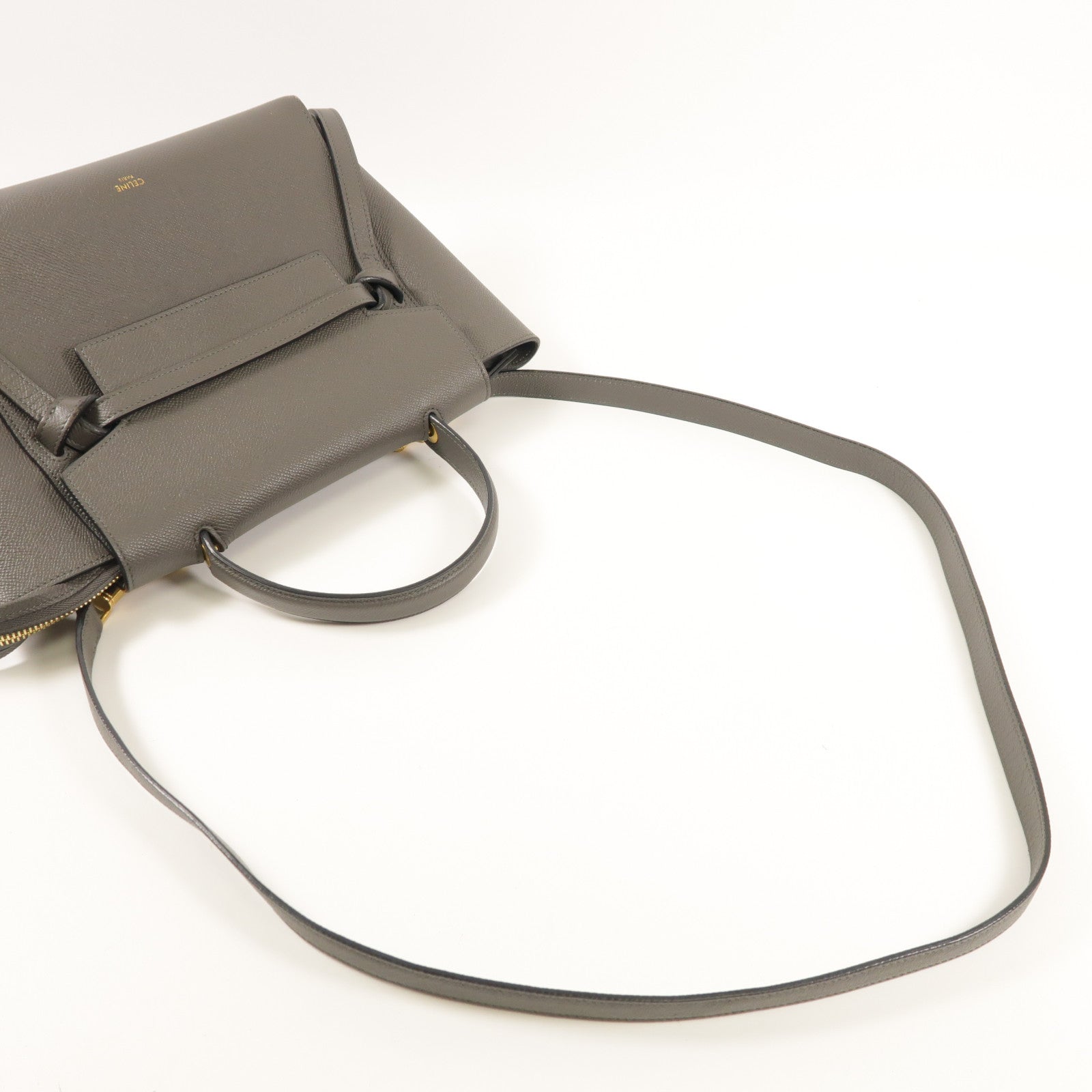 CELINE 牛皮皮革Belt Bag金扣手挽肩背兩用袋
