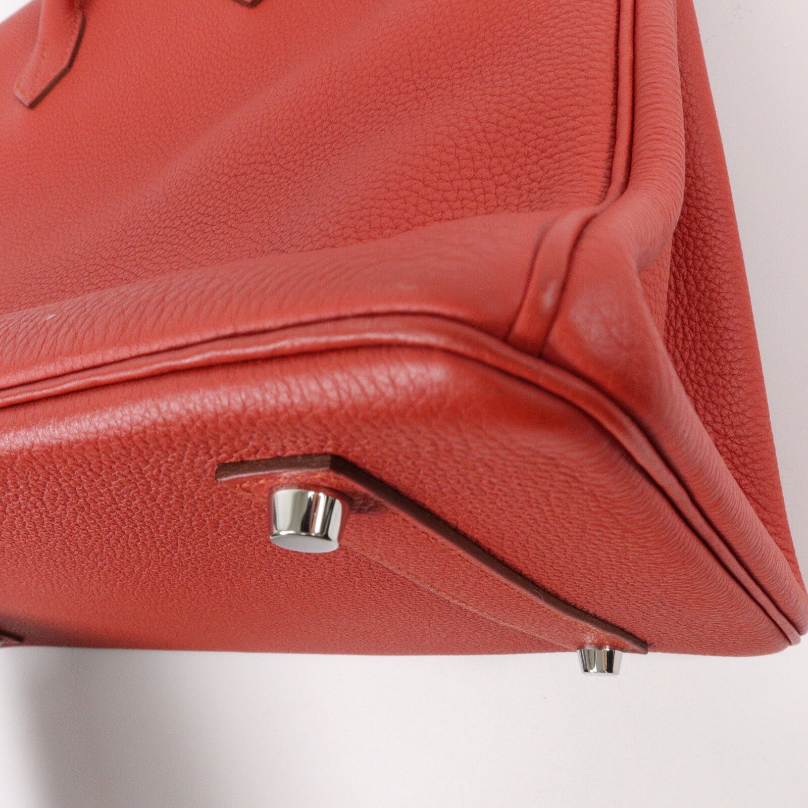 HERMES Togo皮革Birkin 35手挽袋Rough Piment