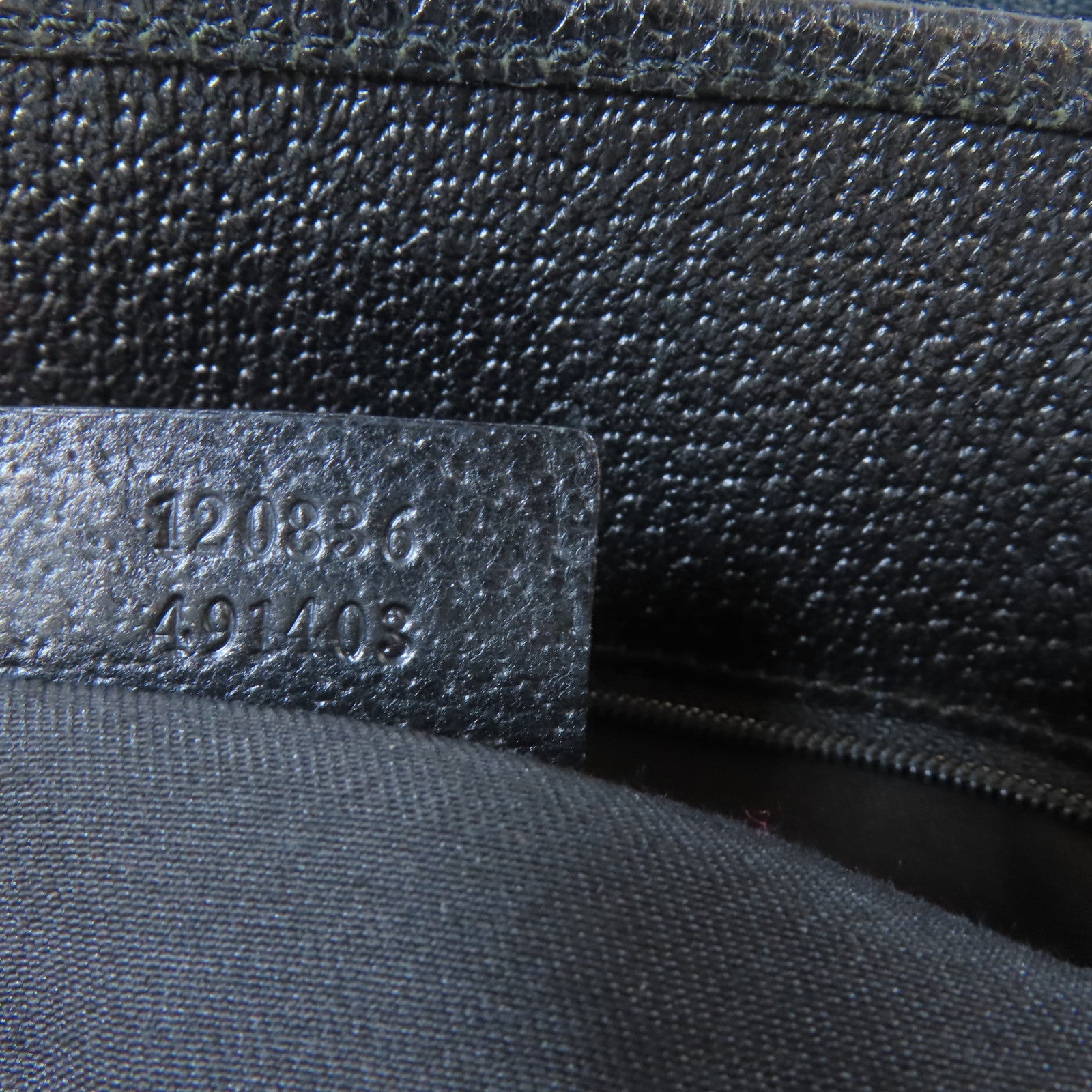 GUCCI 帆布Tote Bag銀扣手挽袋黑色