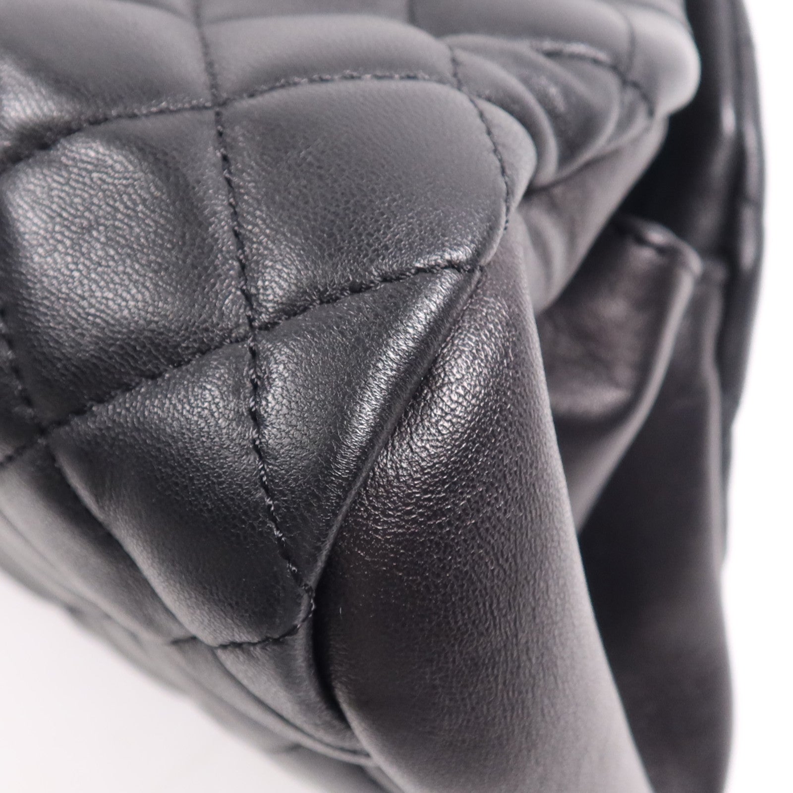CHANEL 牛皮皮革Chain Shoulder Bag金扣鏈帶肩背袋