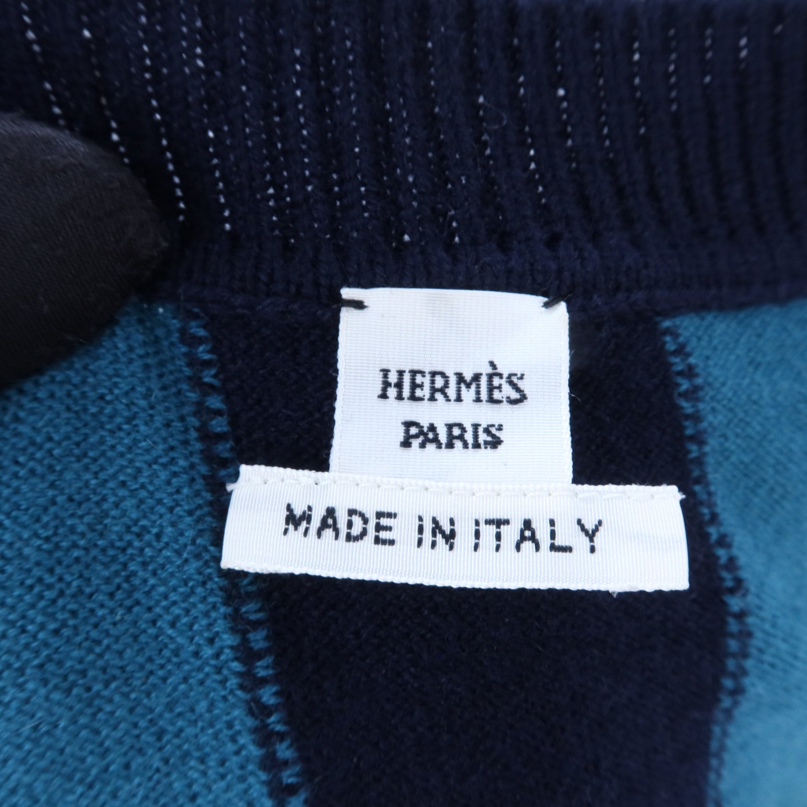 HERMES Cashmere Brides De Gala Tarta Knit Top針織