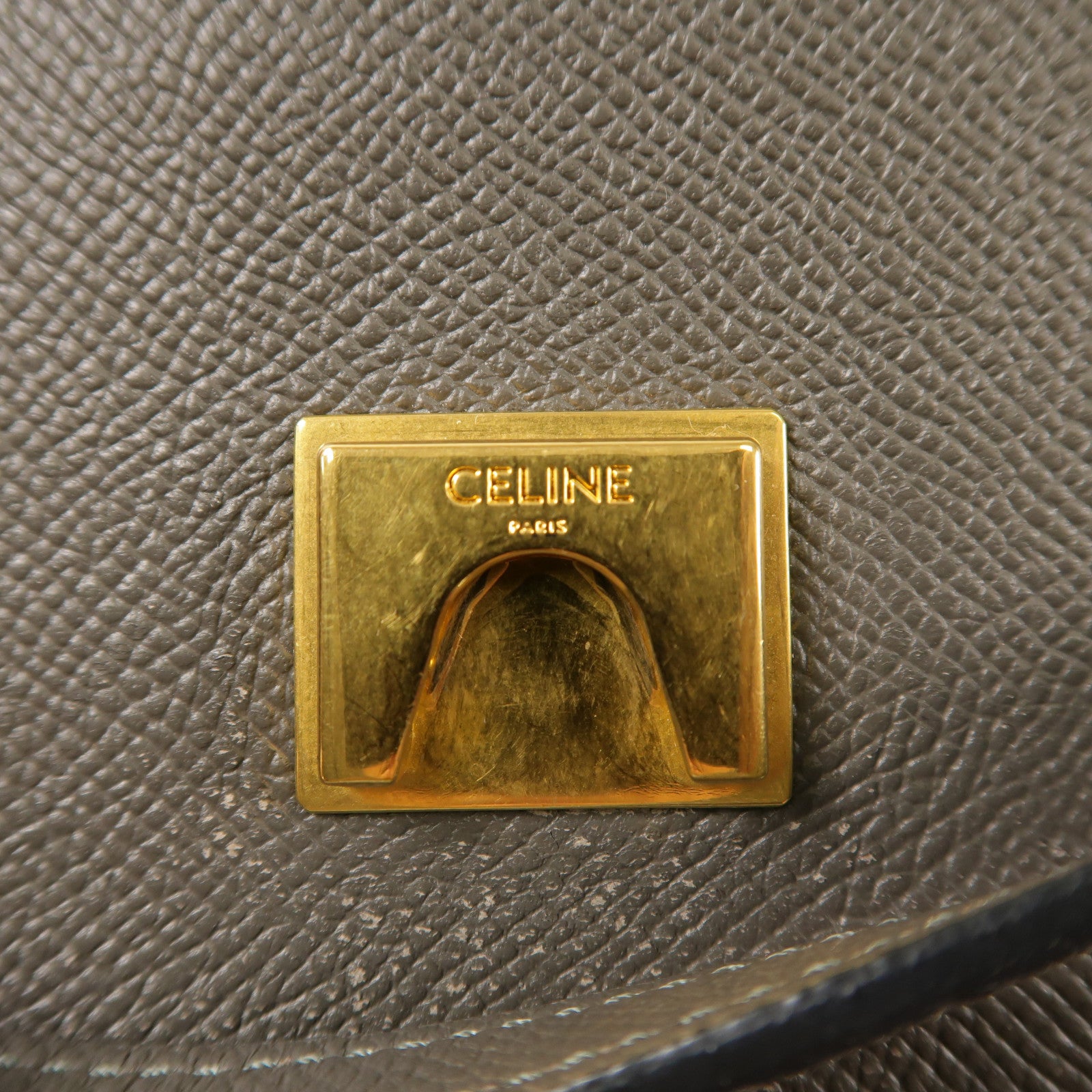 CELINE 牛皮皮革Belt Bag金扣手挽肩背兩用袋
