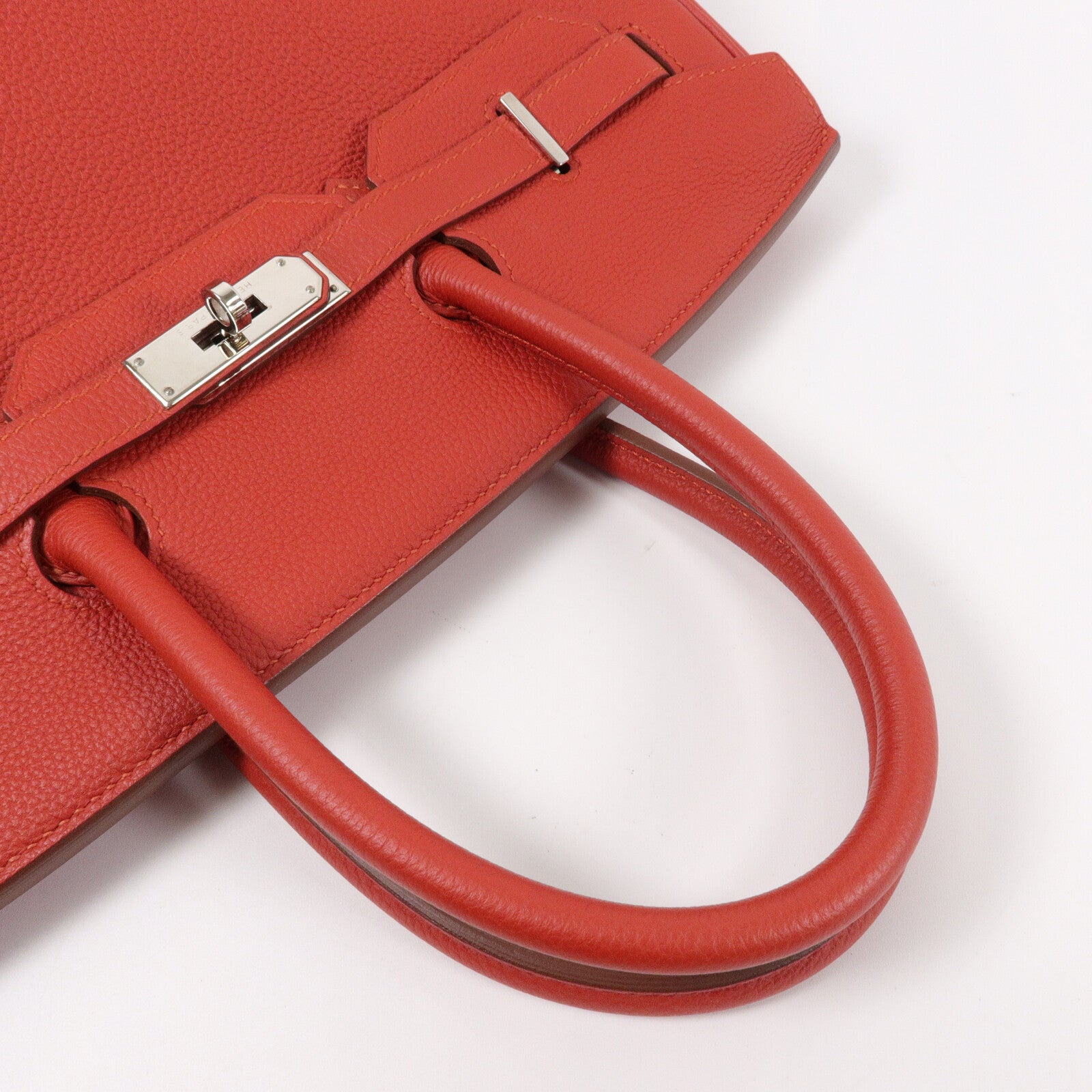 HERMES Togo皮革Birkin 35手挽袋Rough Piment