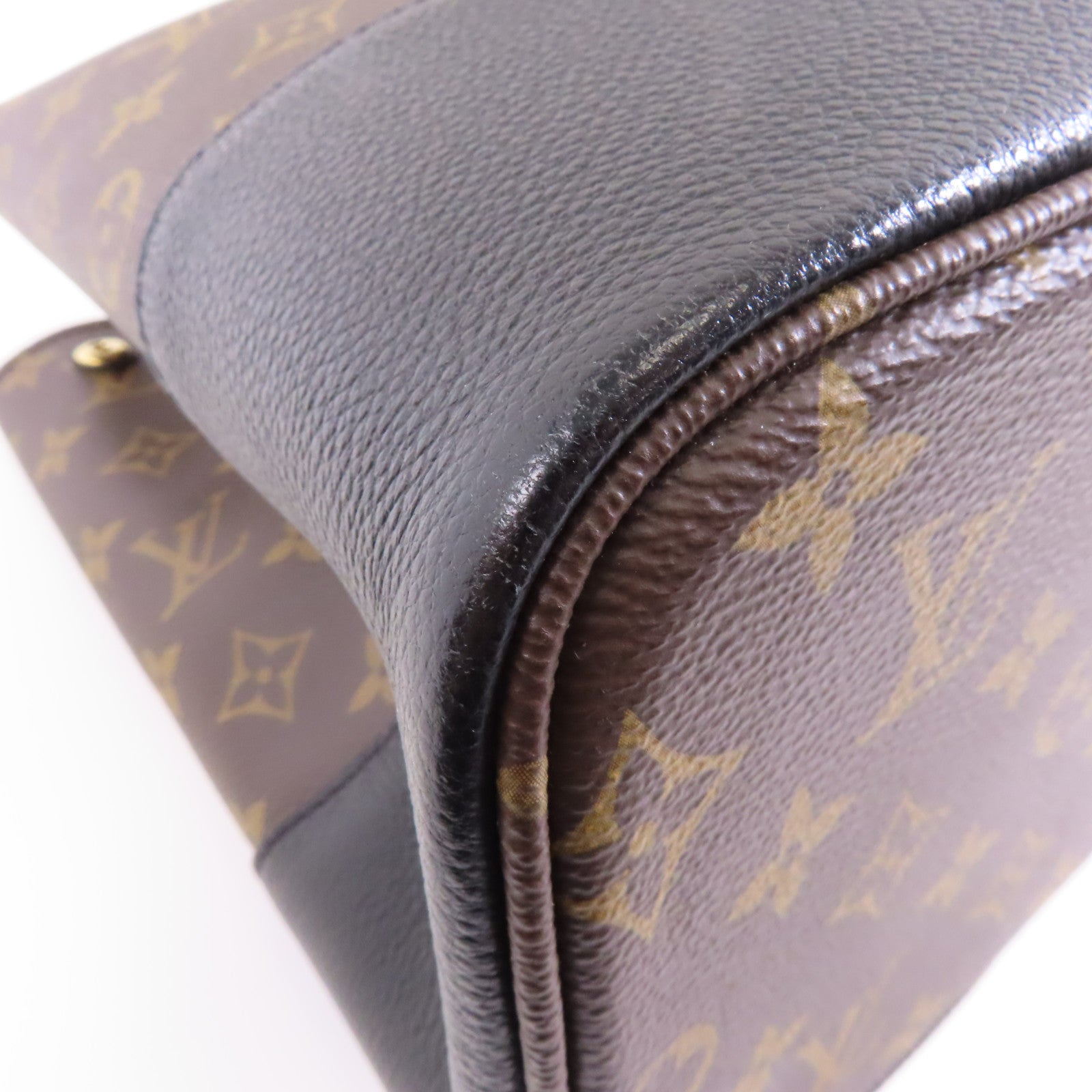 LOUIS VUITTON Monogram Flandrin金扣手挽肩背兩用袋棕色