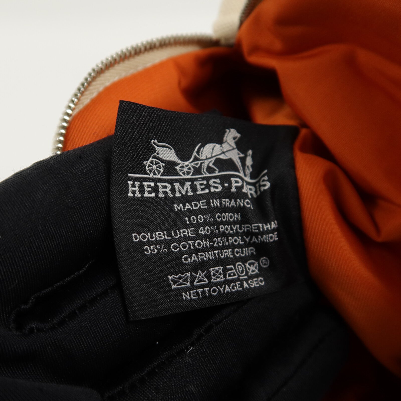 HERMES 帆布/羊皮皮革Bolide Case Mini Mini手拿包