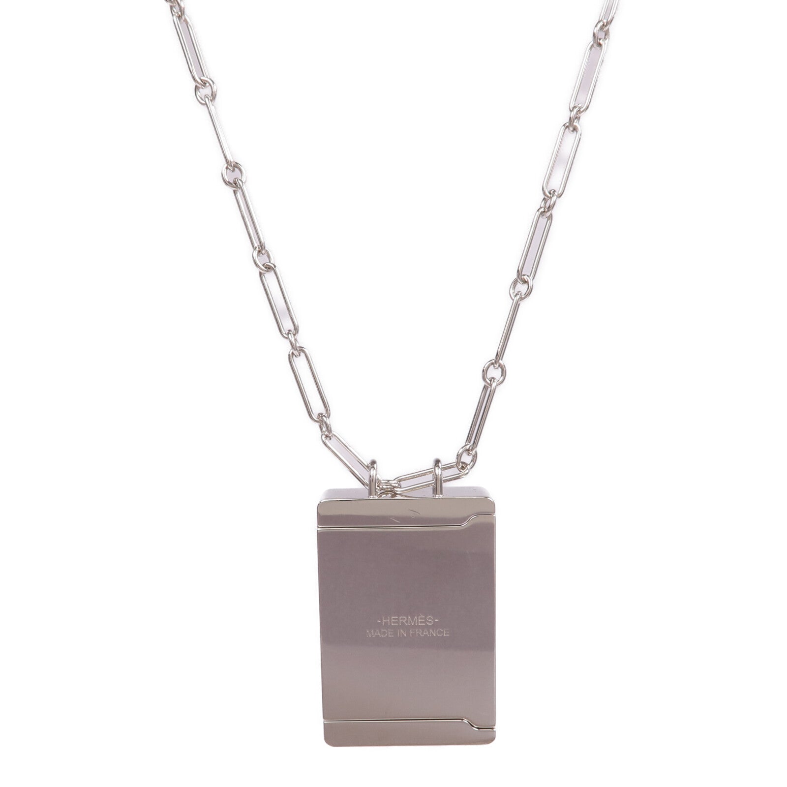 HERMES 金屬Locket Necklace項鍊