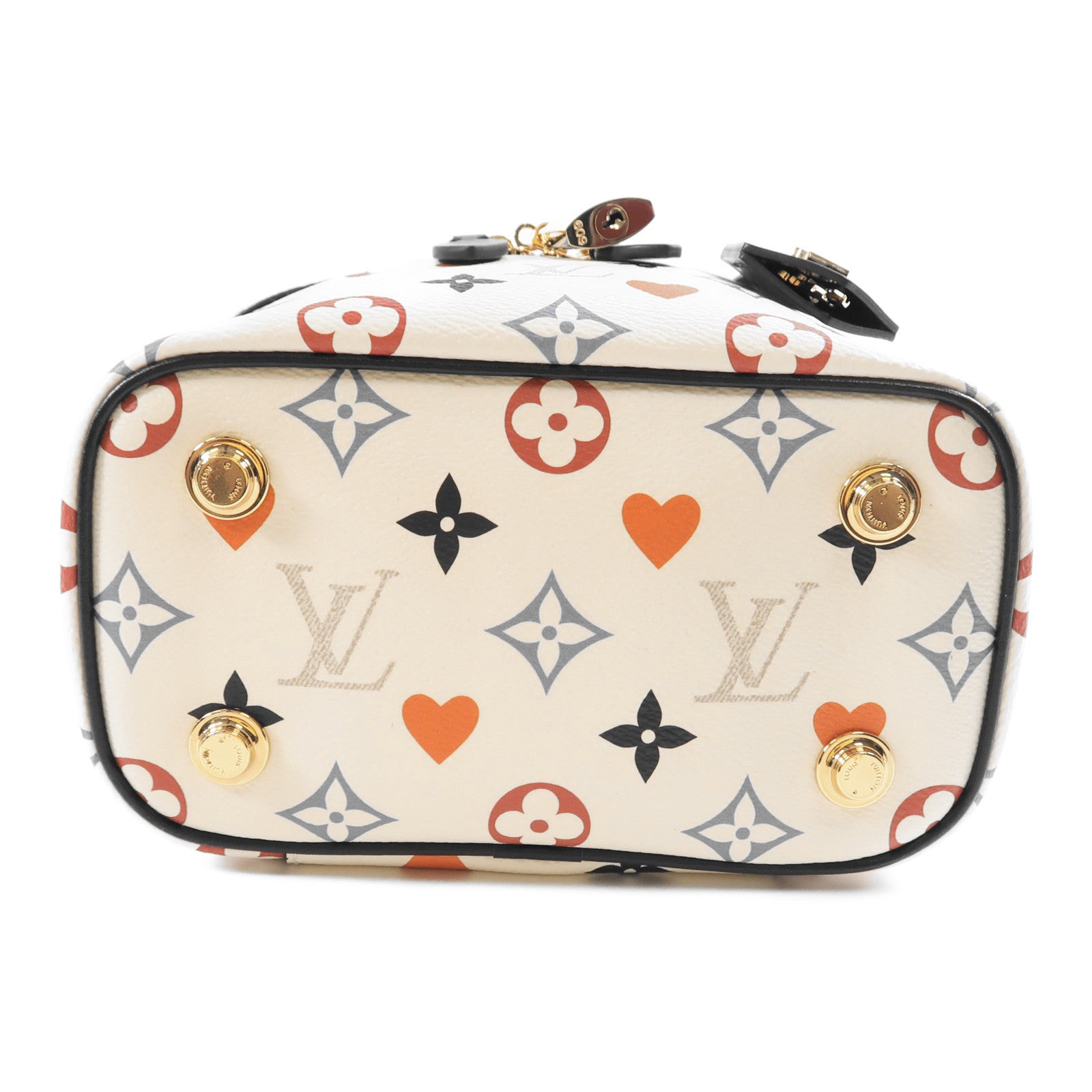 LOUIS VUITTON Monogram Game On Vanity PM金扣鏈帶手挽肩背兩用袋