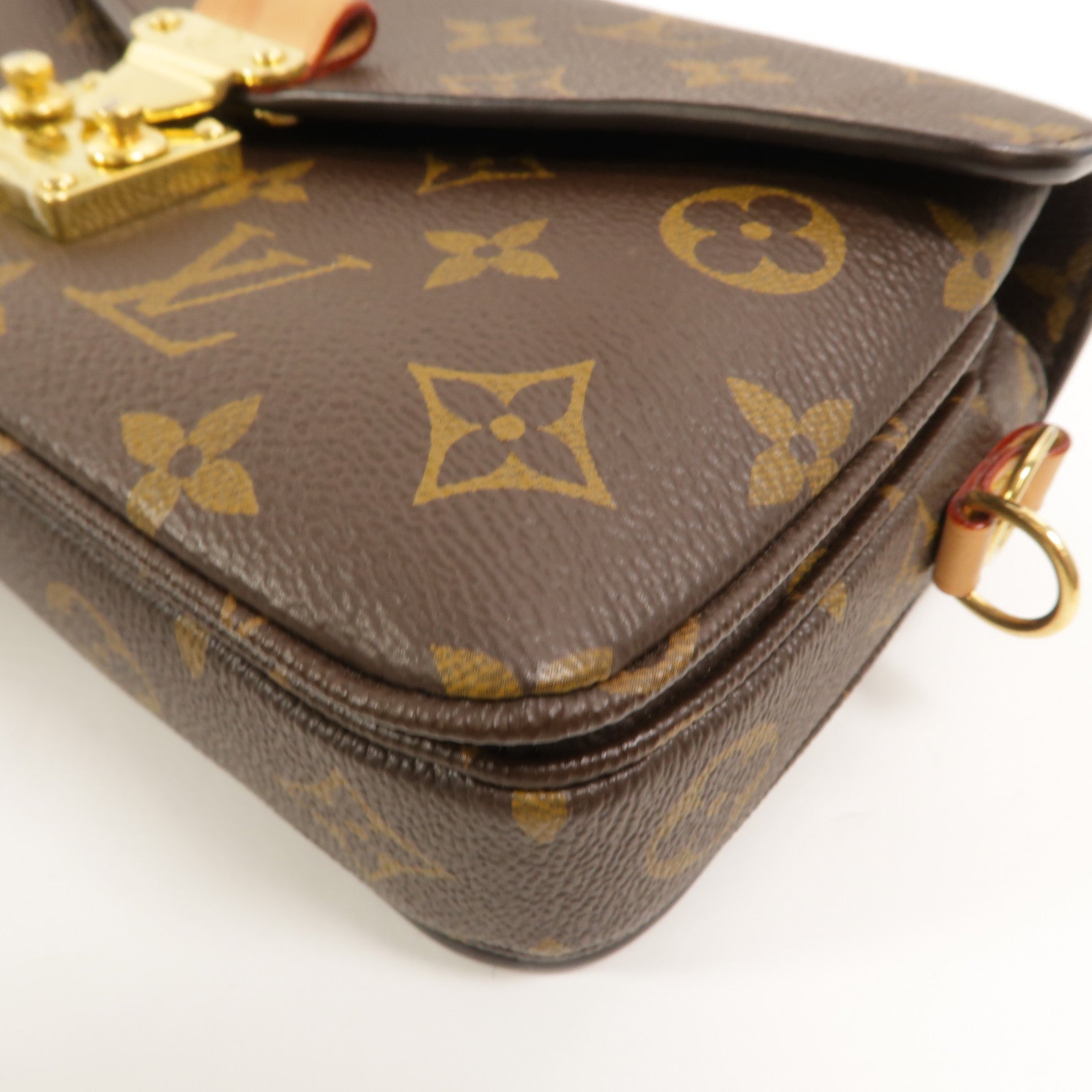 LOUIS VUITTON Monogram Pochette Metis East West金扣手挽肩背兩用袋