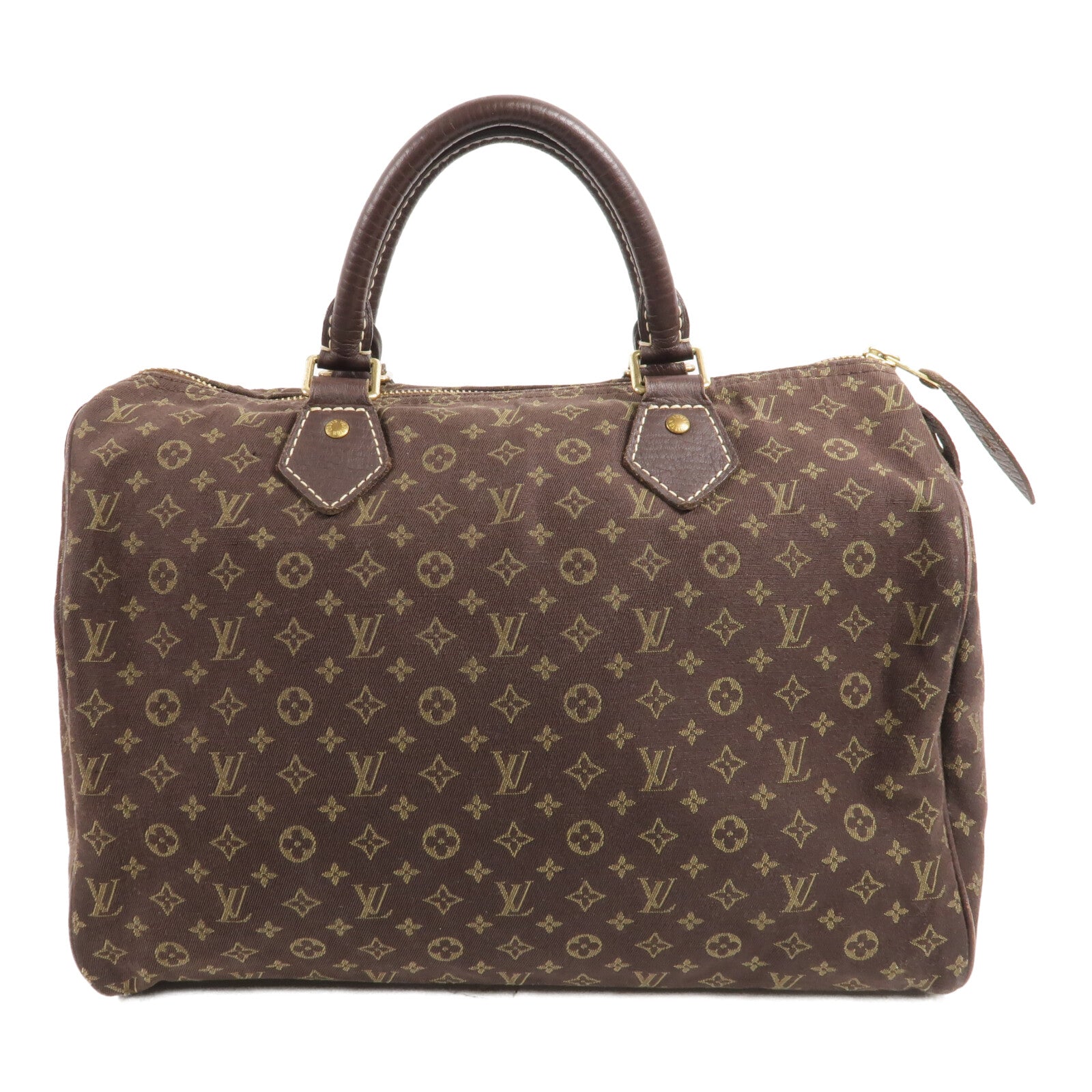 LOUIS VUITTON Monogram Mini Lin Speedy 30手挽袋