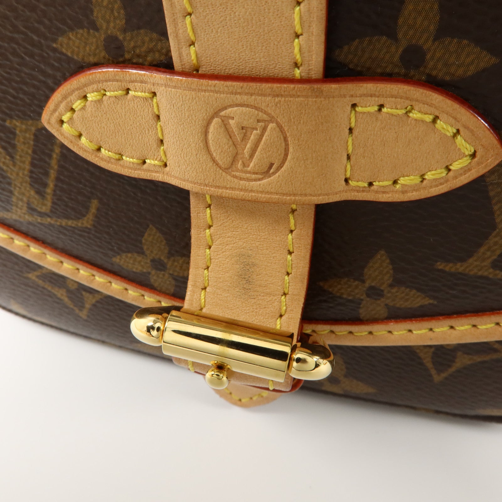 LOUIS VUITTON Monogram Saumur BB金扣手挽肩背兩用袋