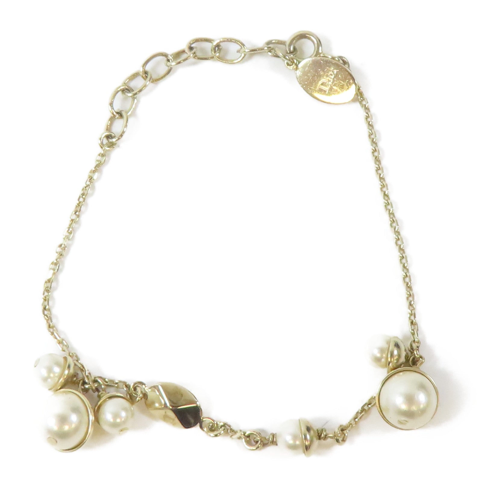Dior 金屬Bracelet手鏈金色#19cm