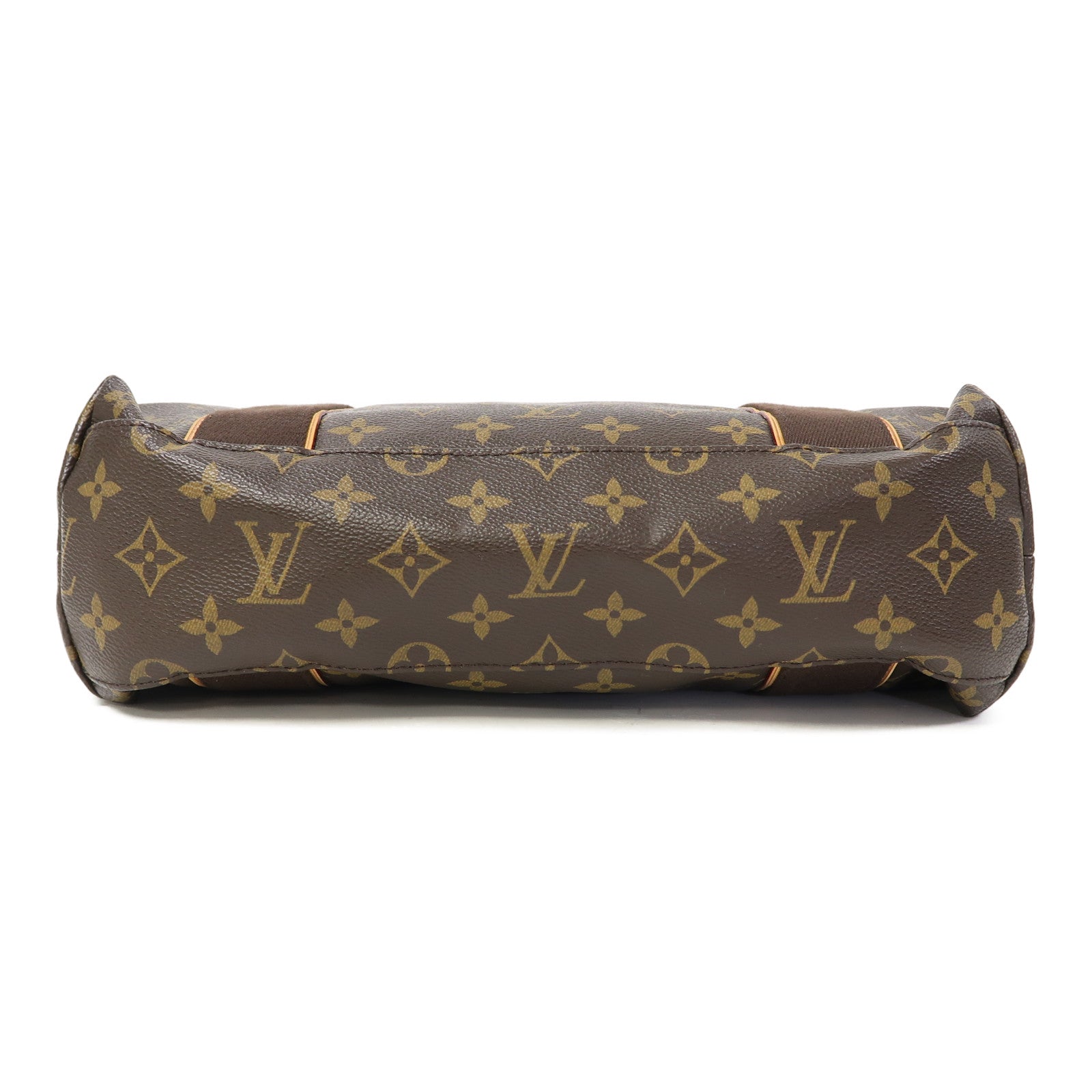 LOUIS VUITTON Monogram Cabas Beaubourg金扣肩背袋啡色
