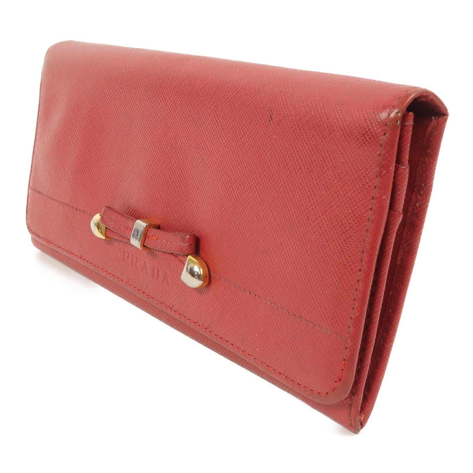 PRADA 皮革Long Wallet長錢包