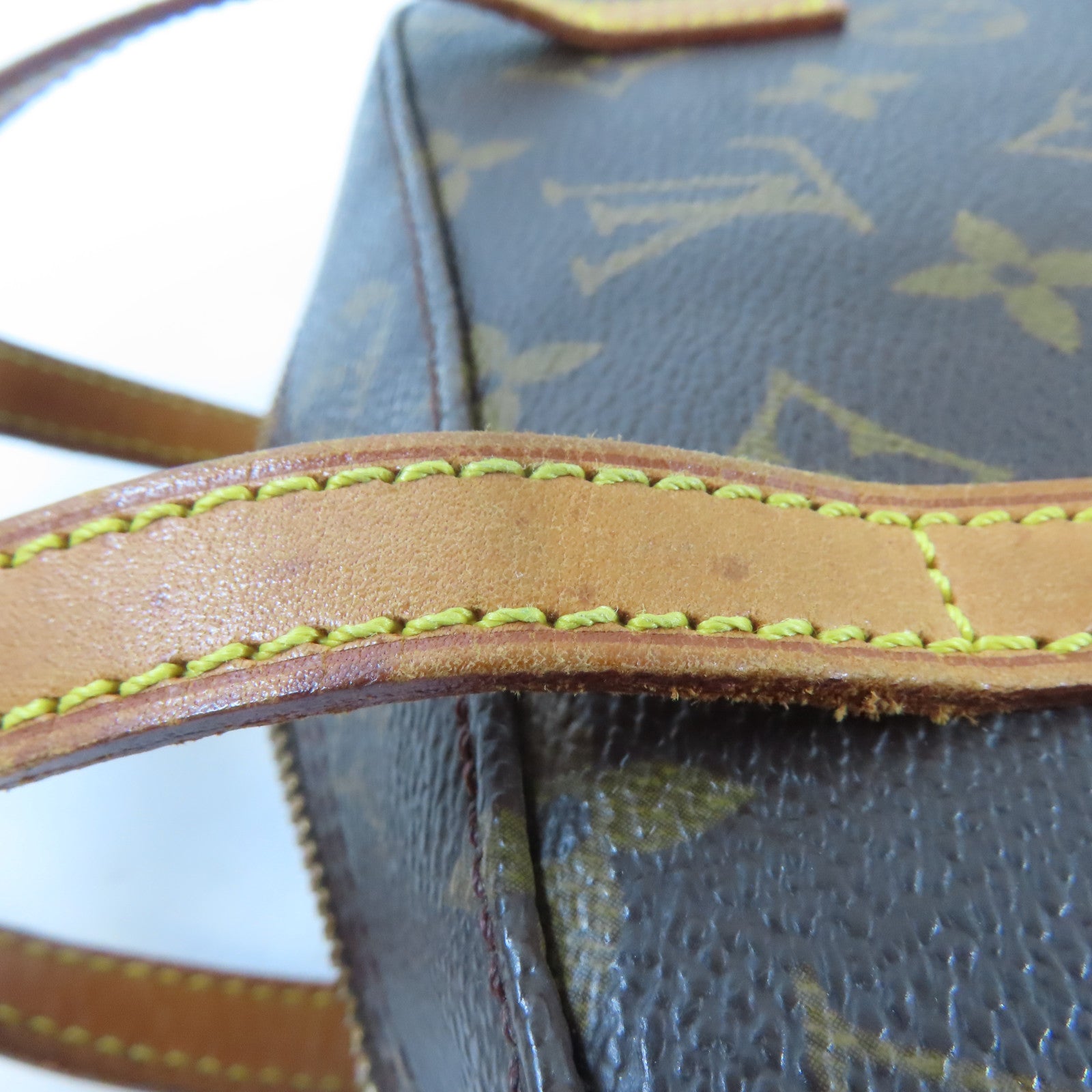 LOUIS VUITTON Monogram Spontini金扣手挽肩背兩用袋啡色