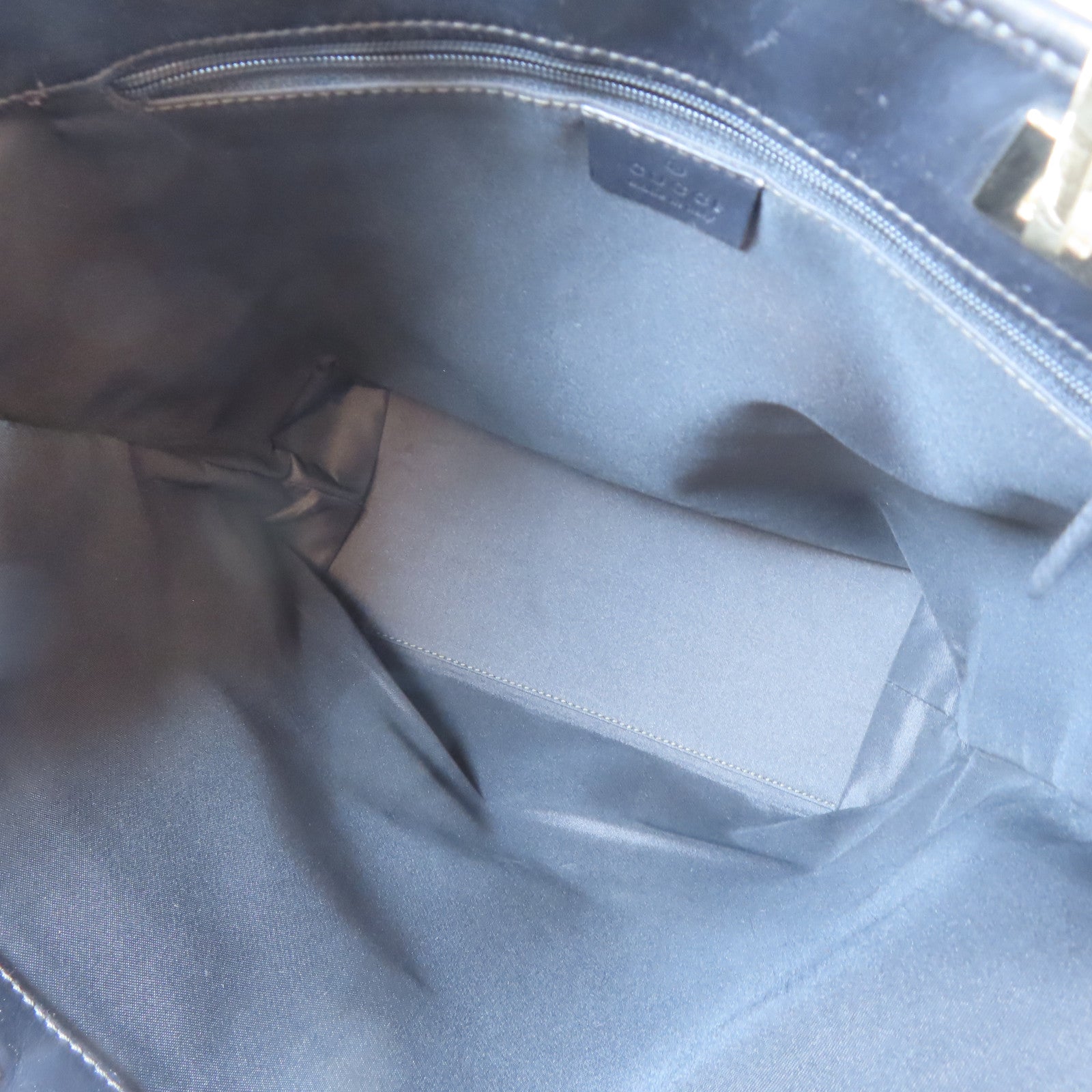 GUCCI 帆布Tote Bag金扣肩背袋啡色