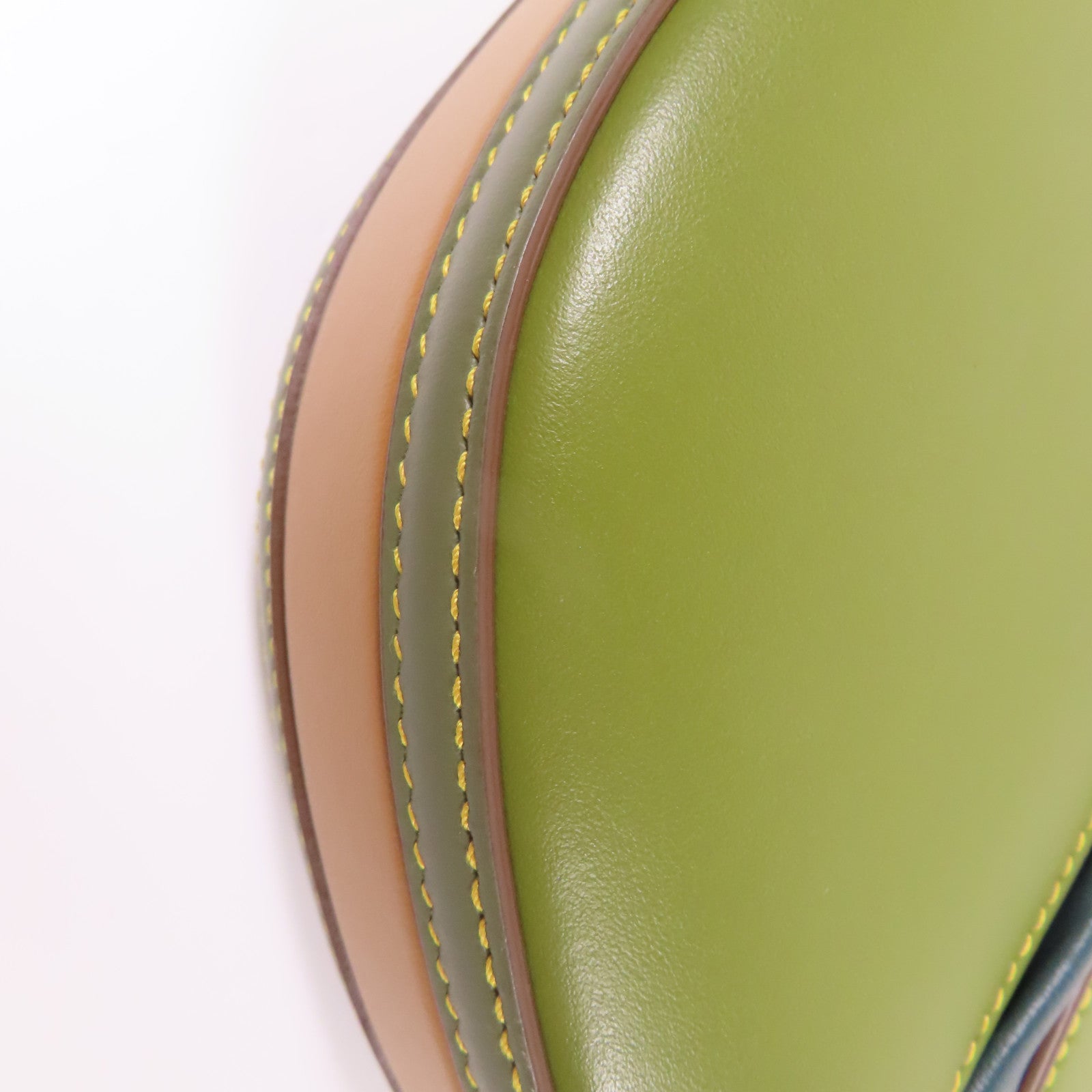 BURBERRY【激減優惠】 牛皮皮革Shoulder Bag金扣肩背袋綠色