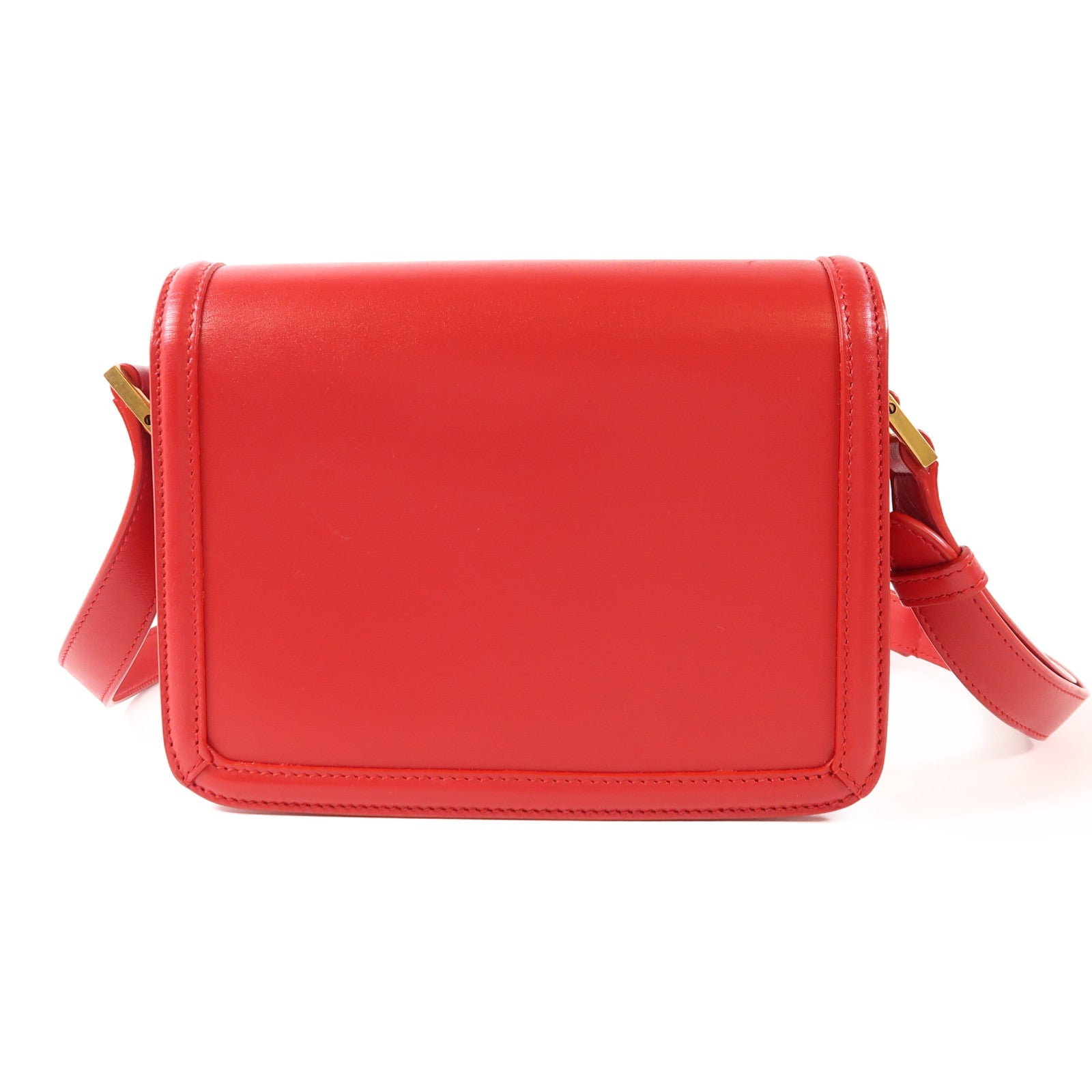 SAINT LAURENT 牛皮皮革Solferino Box金扣肩背袋