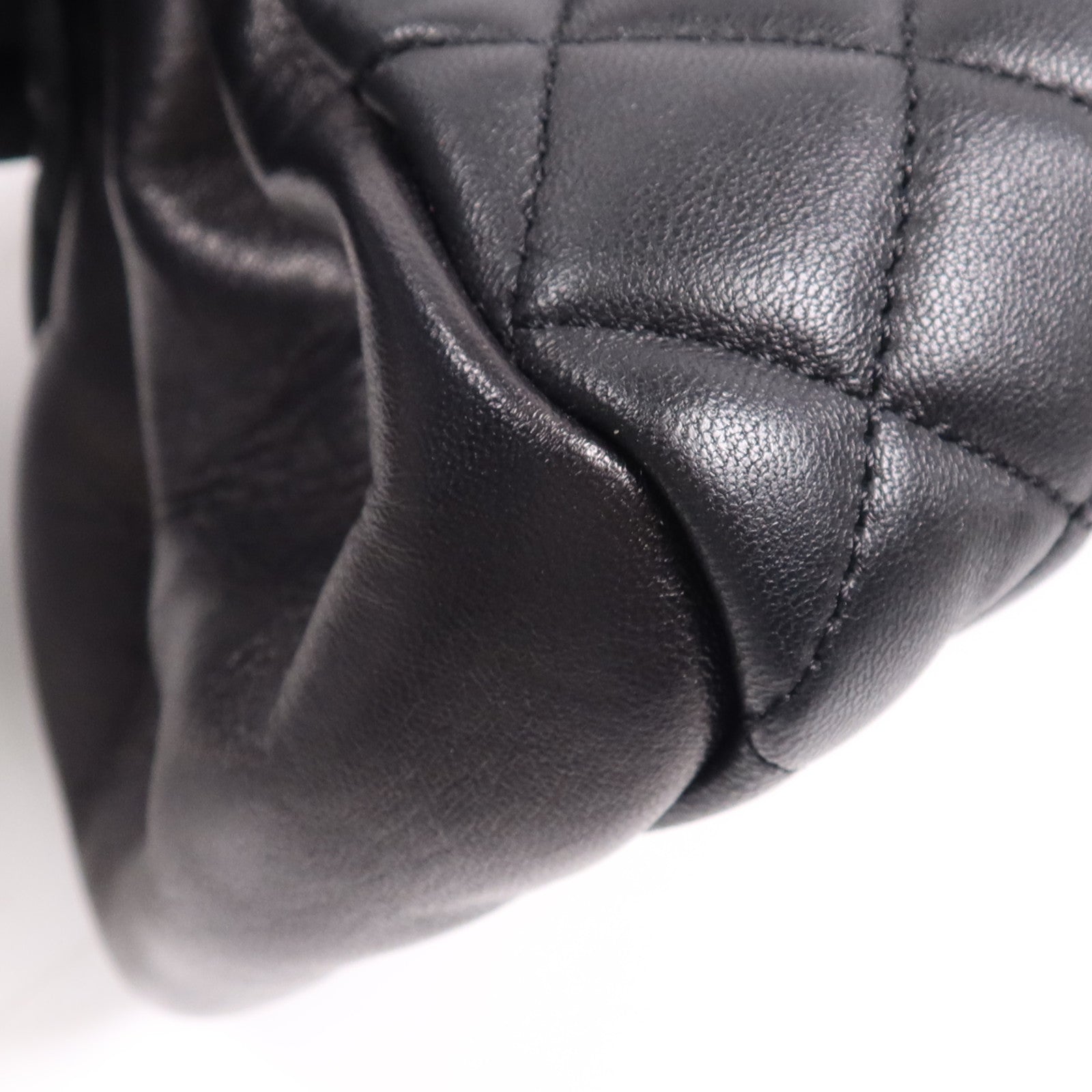 CHANEL 牛皮皮革Chain Shoulder Bag金扣鏈帶肩背袋