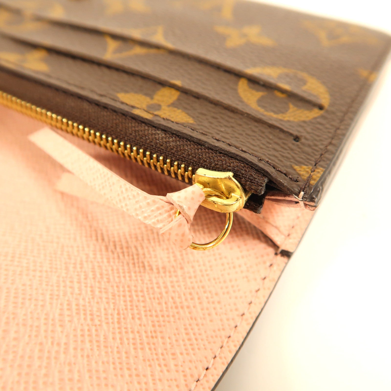 LOUIS VUITTON Monogram Emilie金扣長錢包